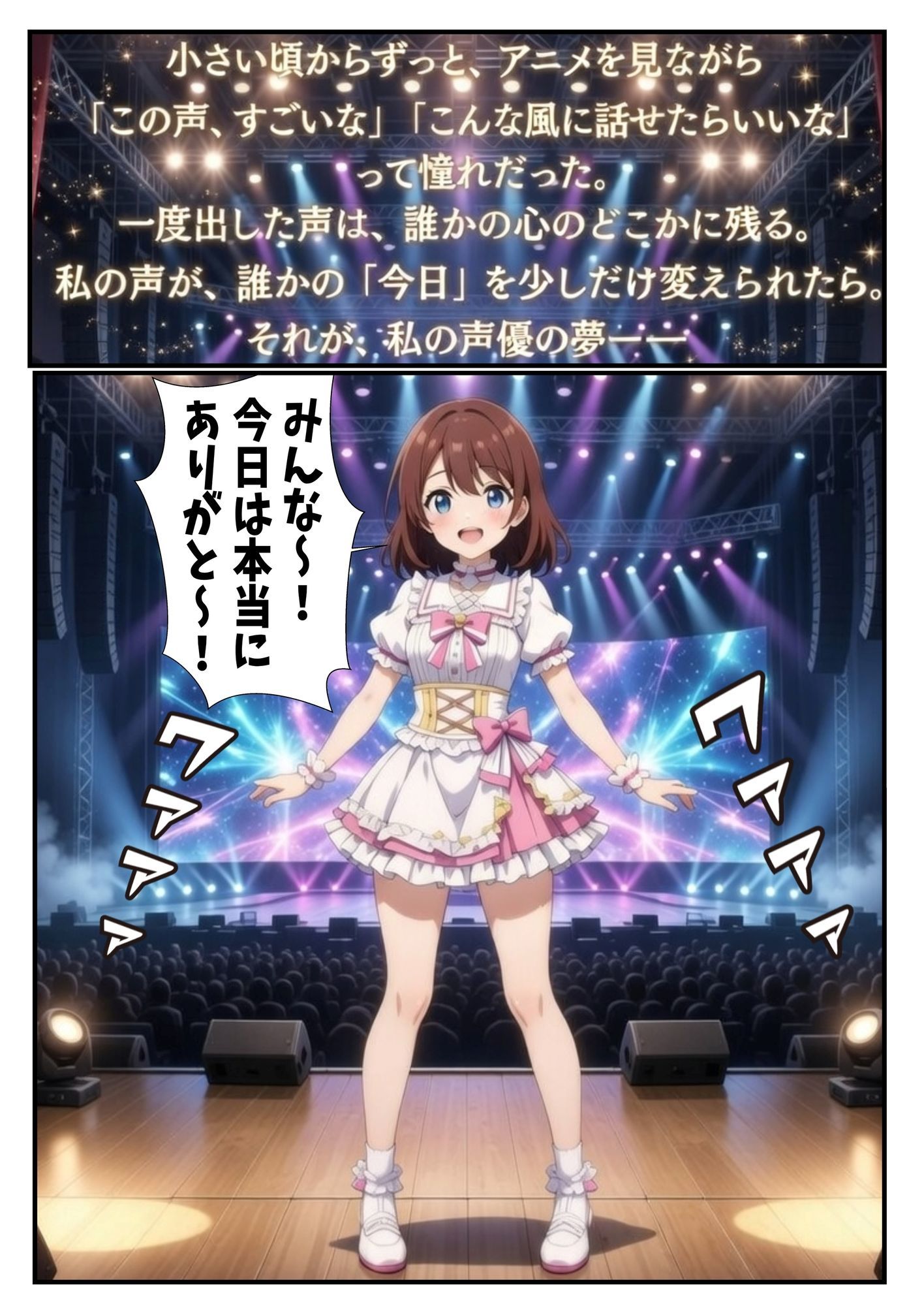 実録・新人声優、舞台裏の絶望 〜キラキラした夢の、えげつない代償〜 サンプル2ページ目