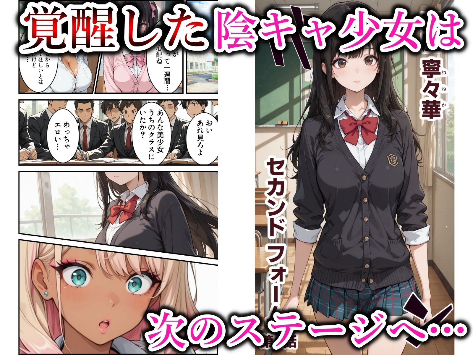 地味な爆乳陰キャがビッチギャルに堕ちる話 サンプル5ページ目