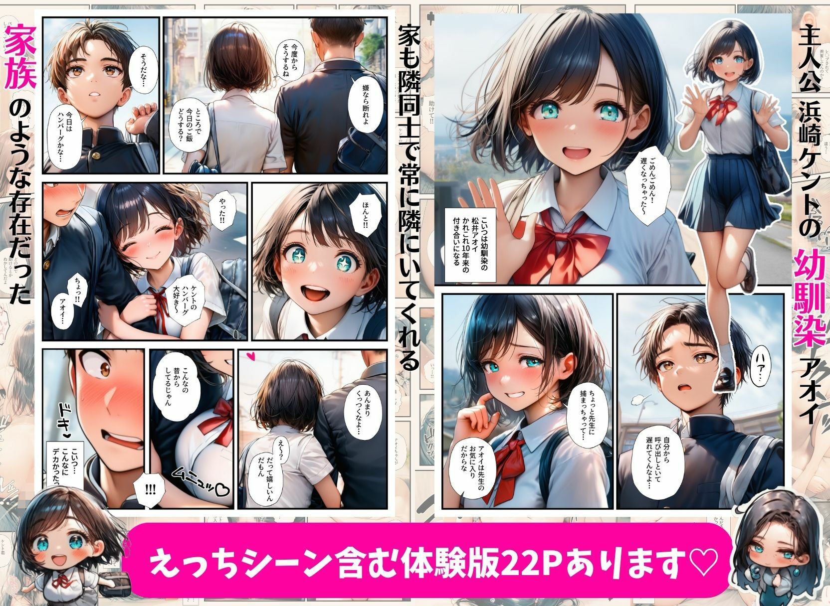 幼馴染の母娘が掴んだ幸せは寝取られだった サンプル1ページ目