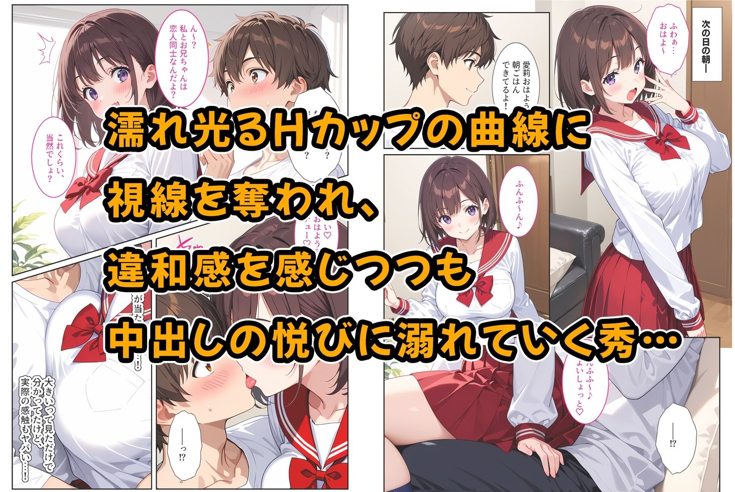 記憶喪失の兄を騙して中出しセックスをねだってくる爆乳妹〜たわわに実った妹おっぱいに欲情して我慢できない〜 サンプル7ページ目