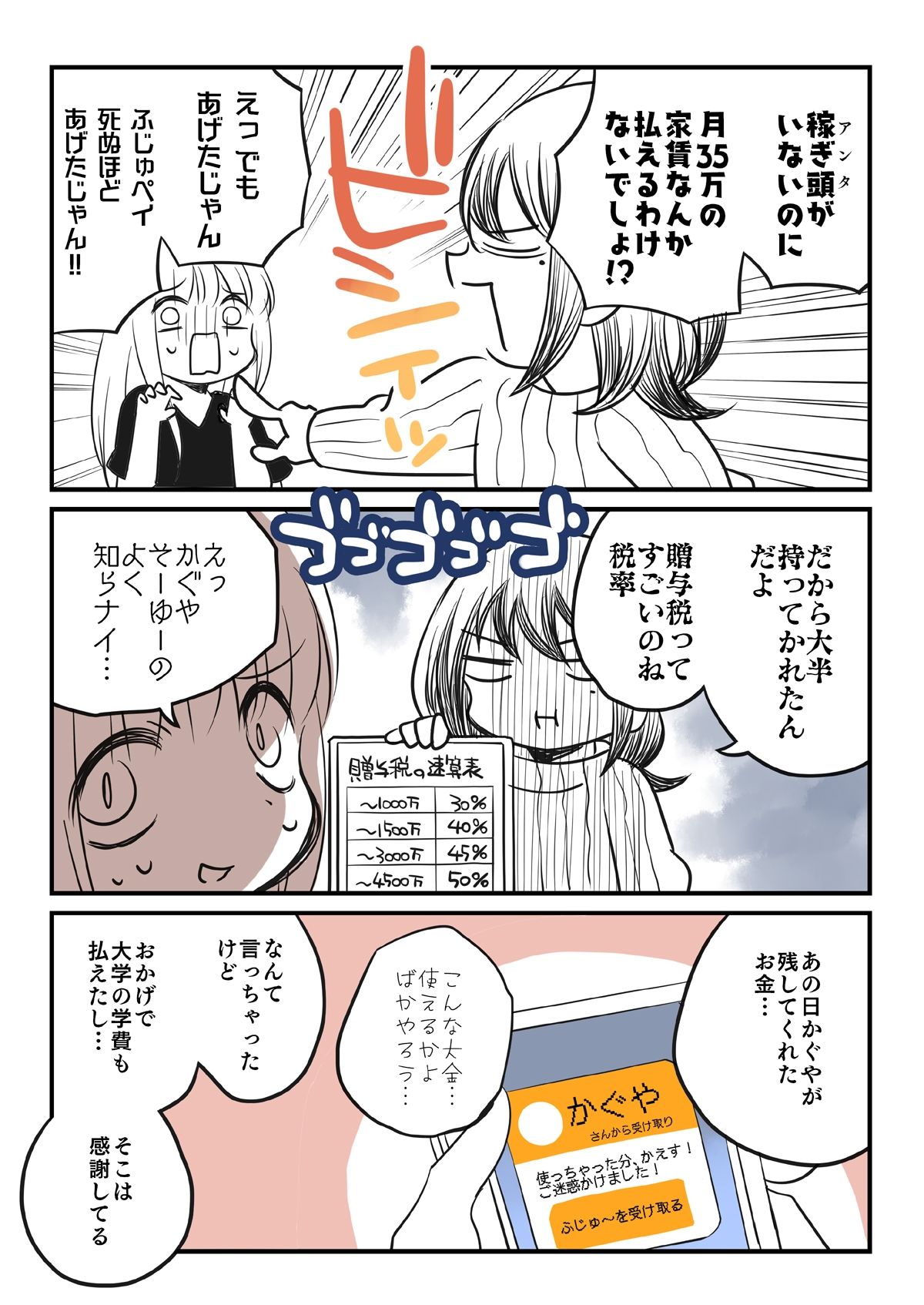 汚かぐや姫 サンプル3ページ目