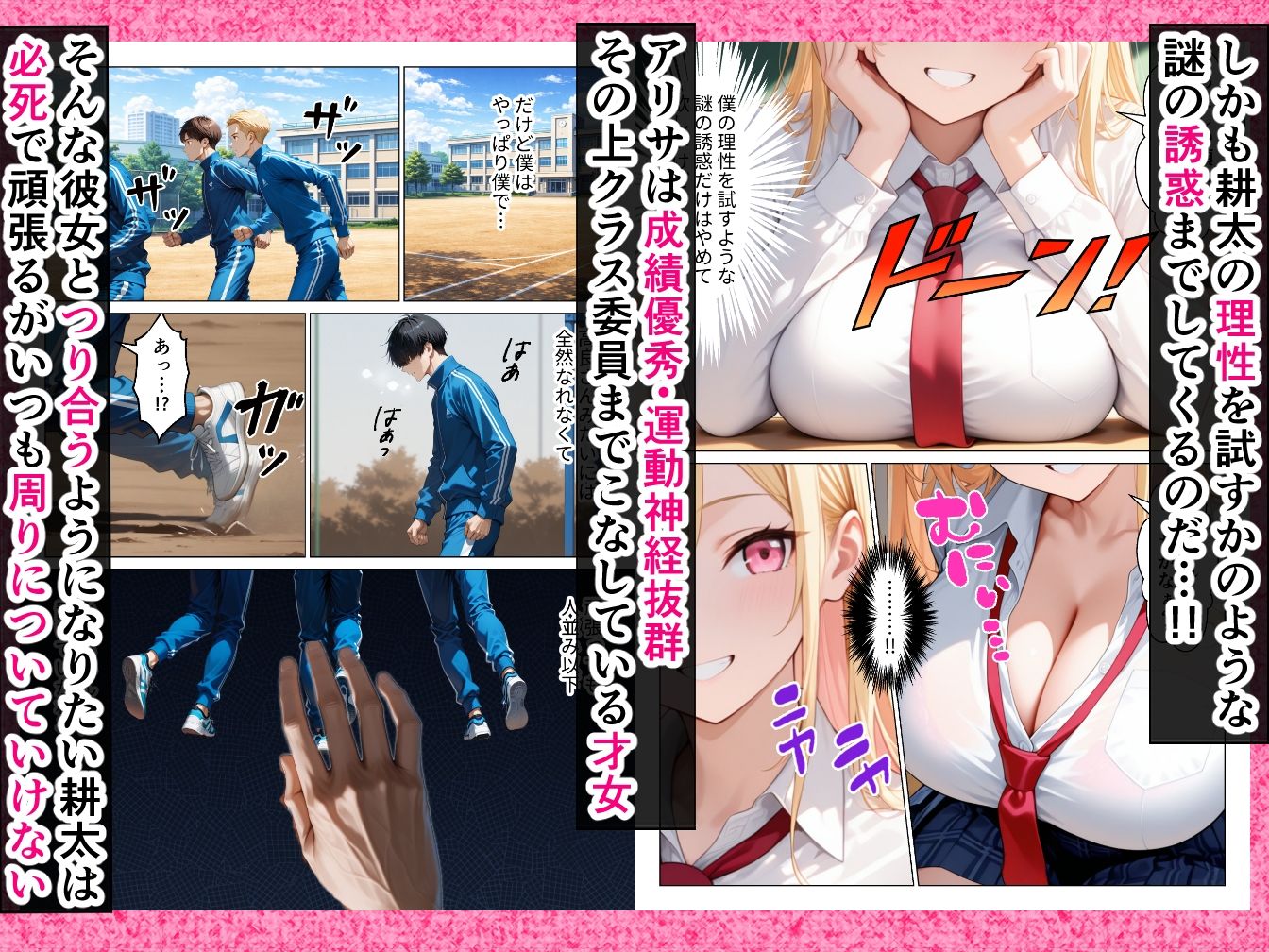 陰キャ童貞の僕が一軍ギャルにガチ恋されてあまあま中出しセックスする話 サンプル2ページ目