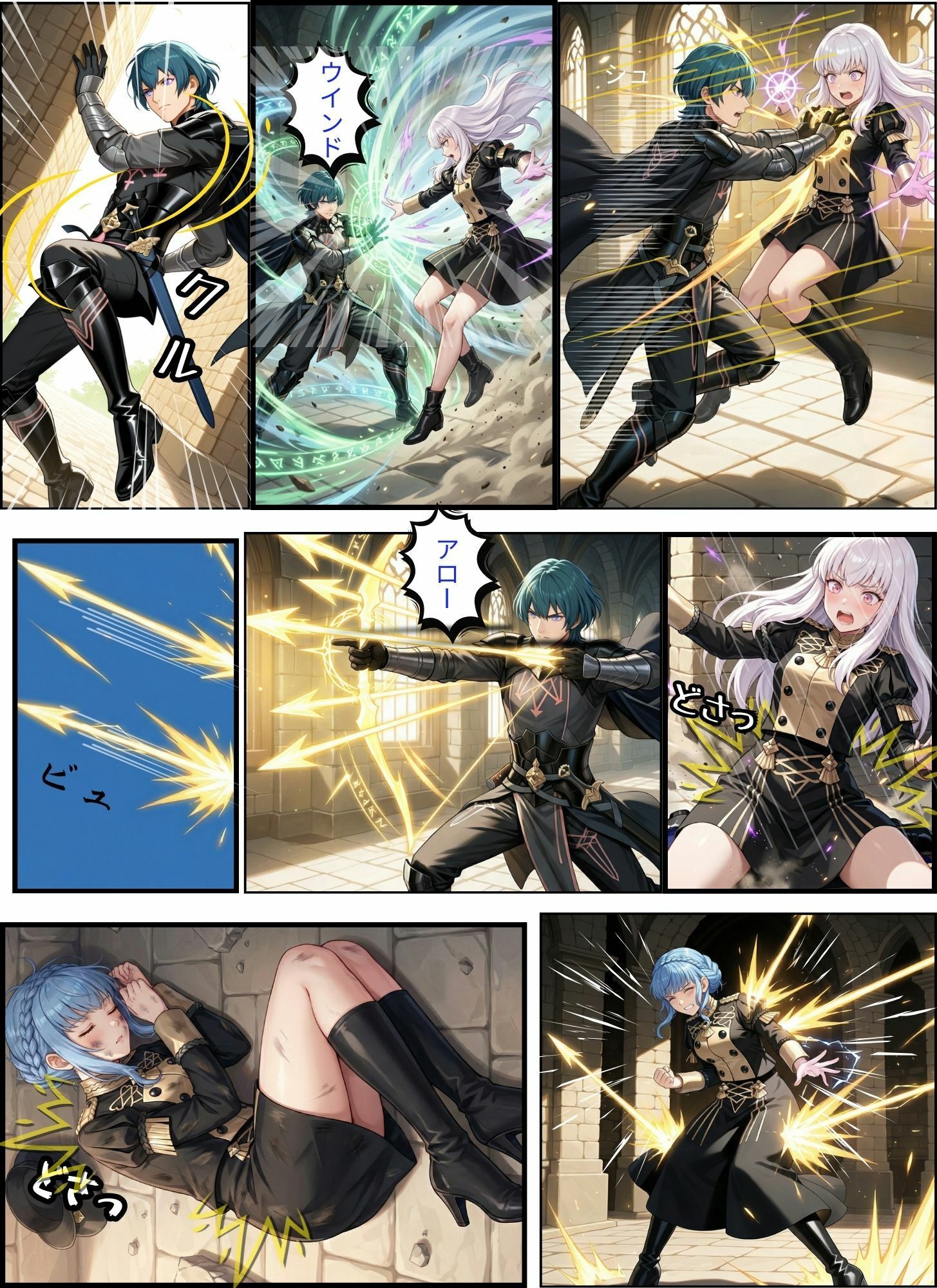 FE  修道院の先生と王様 サンプル1ページ目