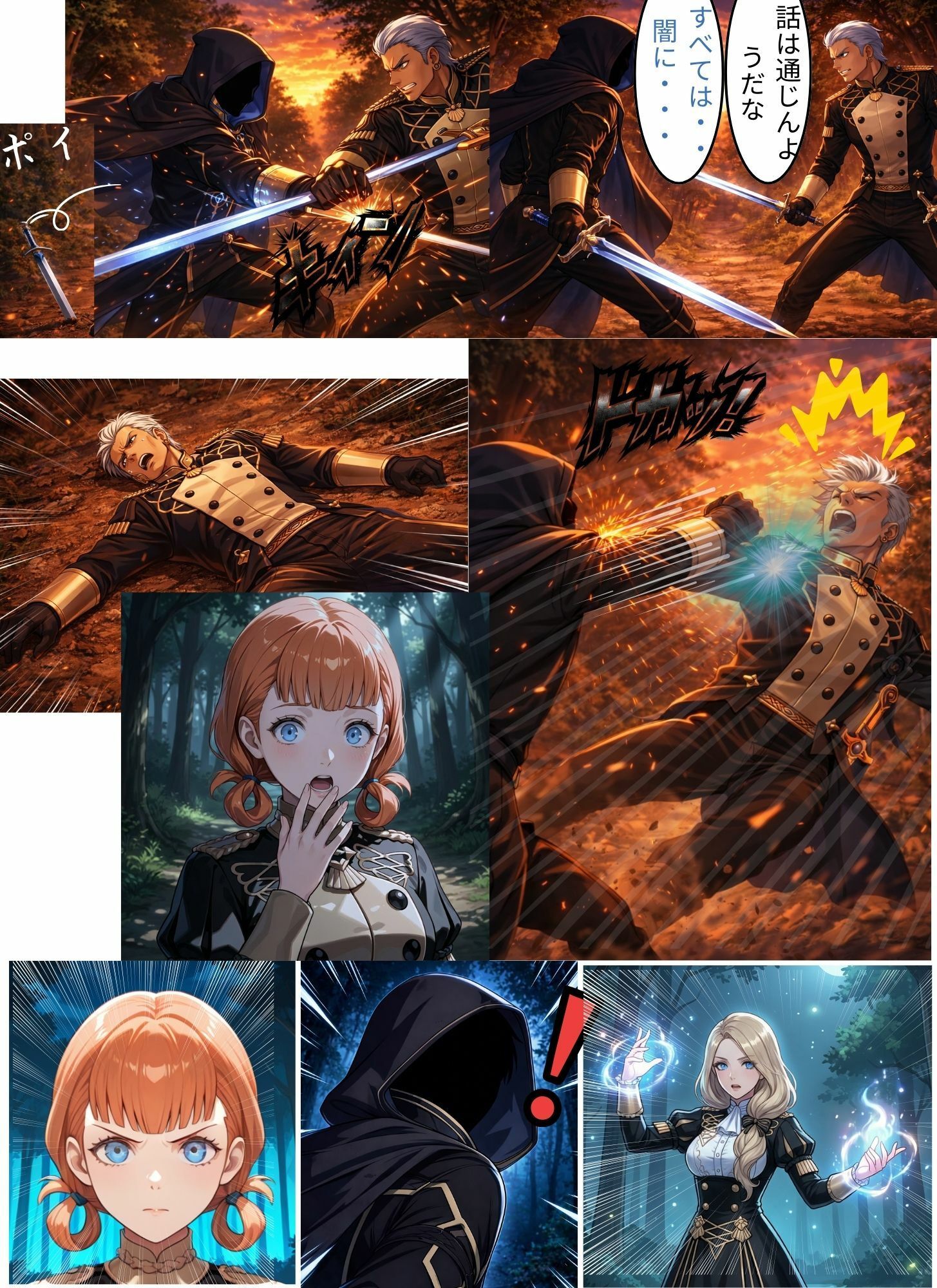 FE  修道院の先生と王様 サンプル2ページ目