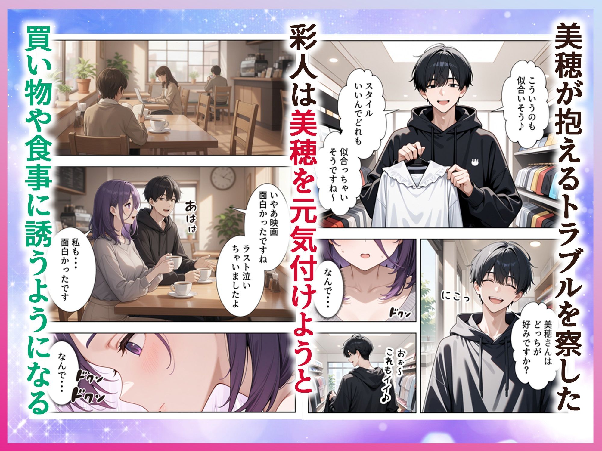 雨の日に出会った人妻とイチャらぶSEXするまで サンプル5ページ目