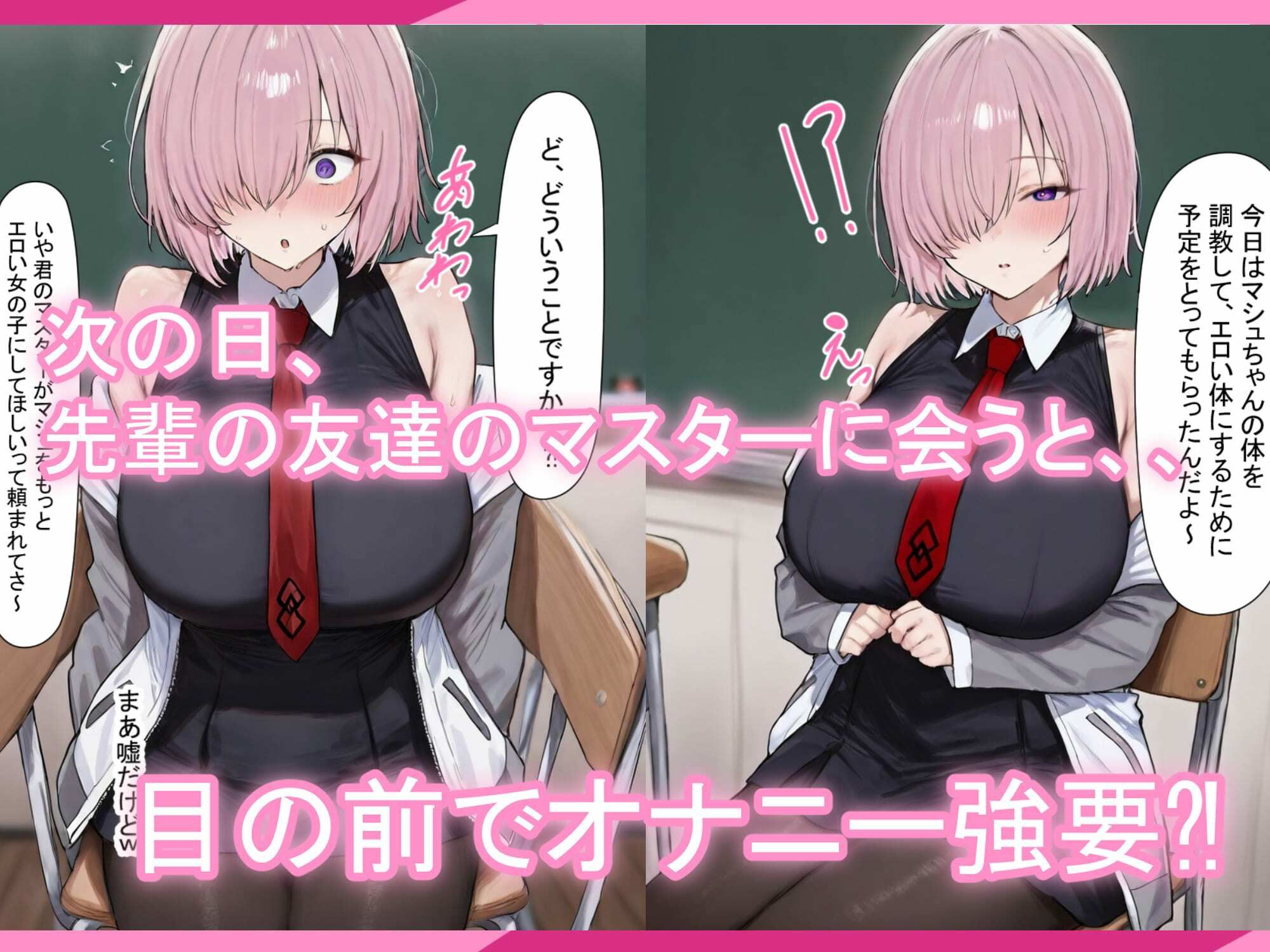マシュちゃんの一日NTR調教！ サンプル2ページ目