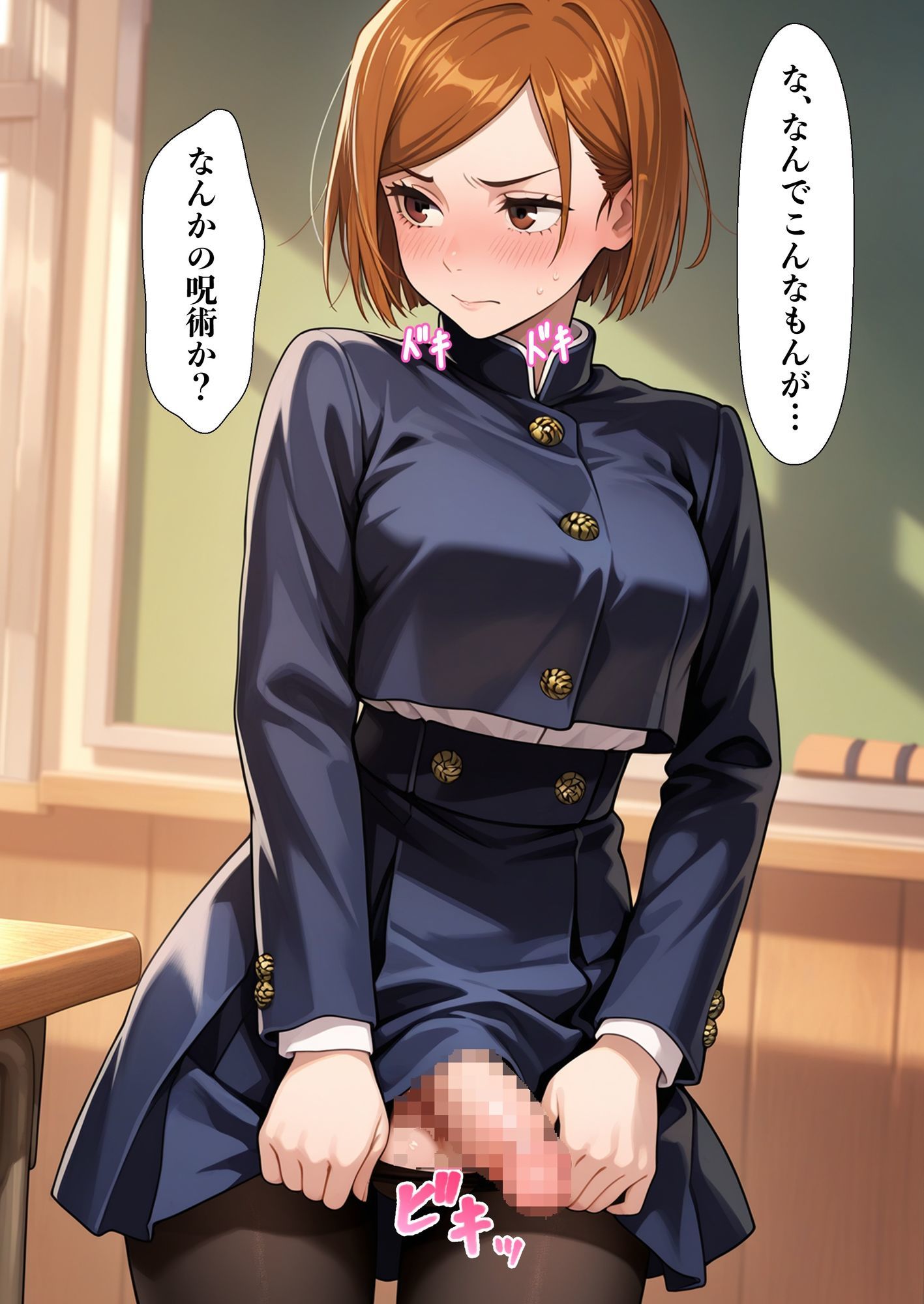 ふたなり釘崎はシコりたい サンプル2ページ目