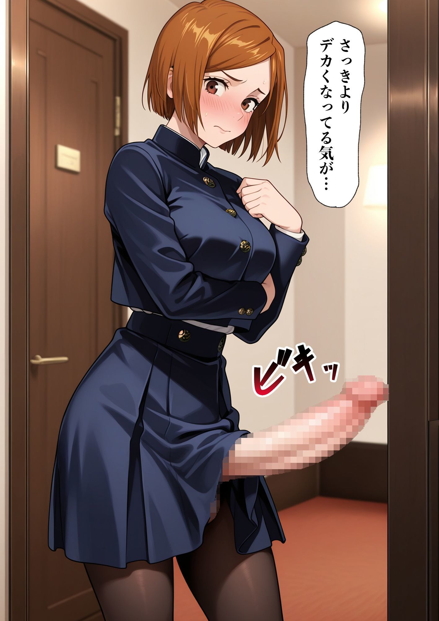 ふたなり釘崎はシコりたい サンプル4ページ目