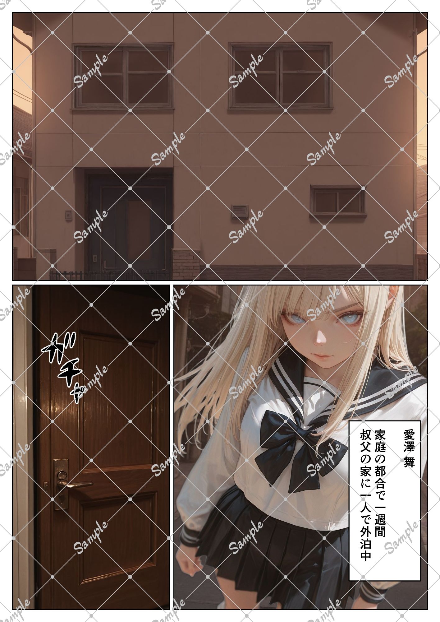 強●睡眠姦 睡眠薬で眠らせた姪にいろんなことをする話 -昏●少女シリーズ- サンプル1ページ目