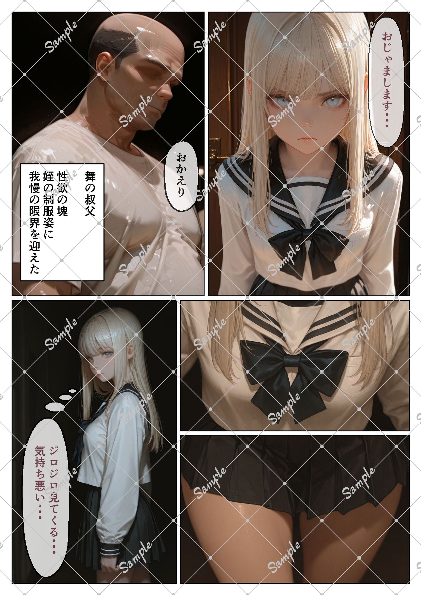 強●睡眠姦 睡眠薬で眠らせた姪にいろんなことをする話 -昏●少女シリーズ- サンプル2ページ目