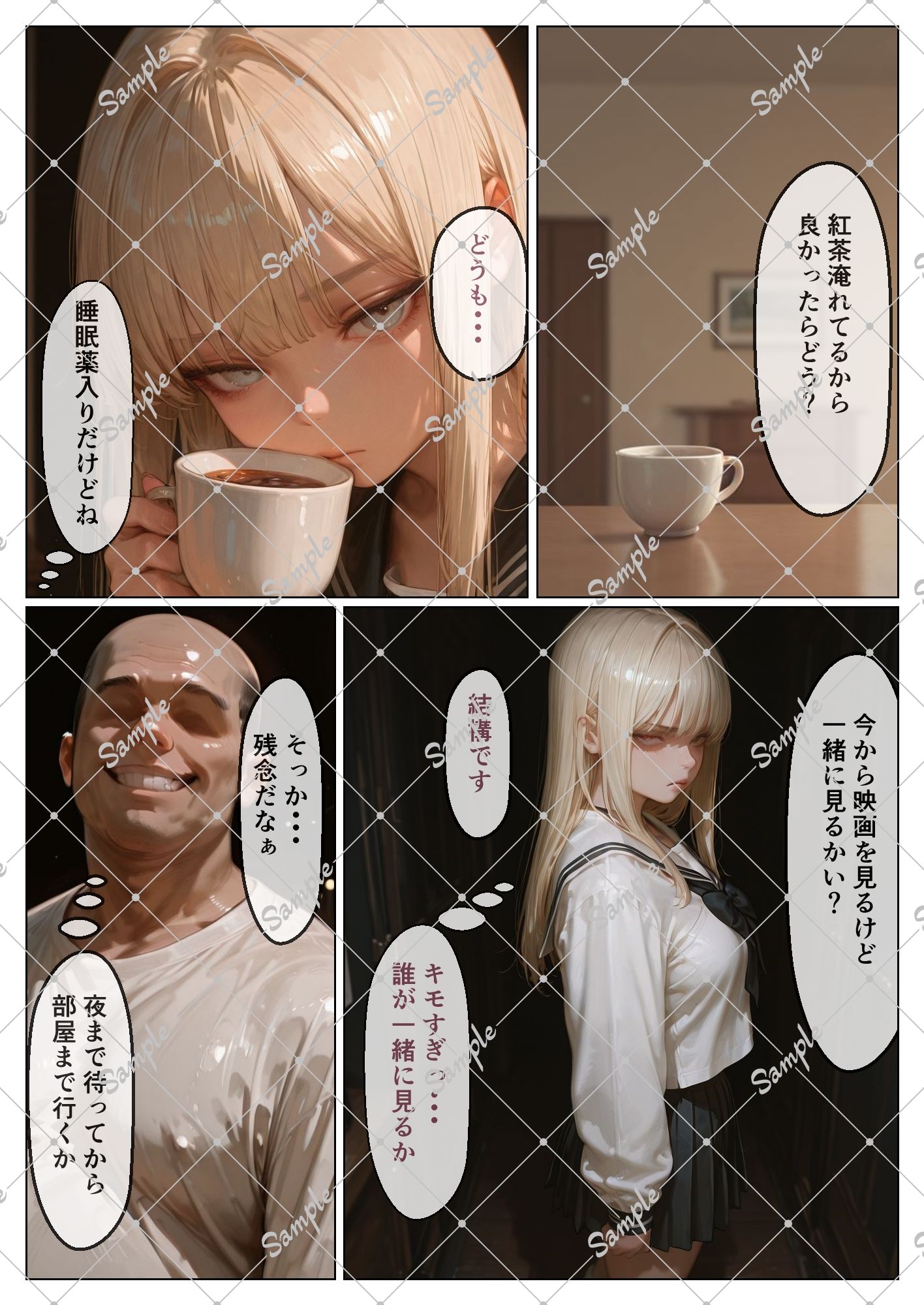 強●睡眠姦 睡眠薬で眠らせた姪にいろんなことをする話 -昏●少女シリーズ- サンプル3ページ目
