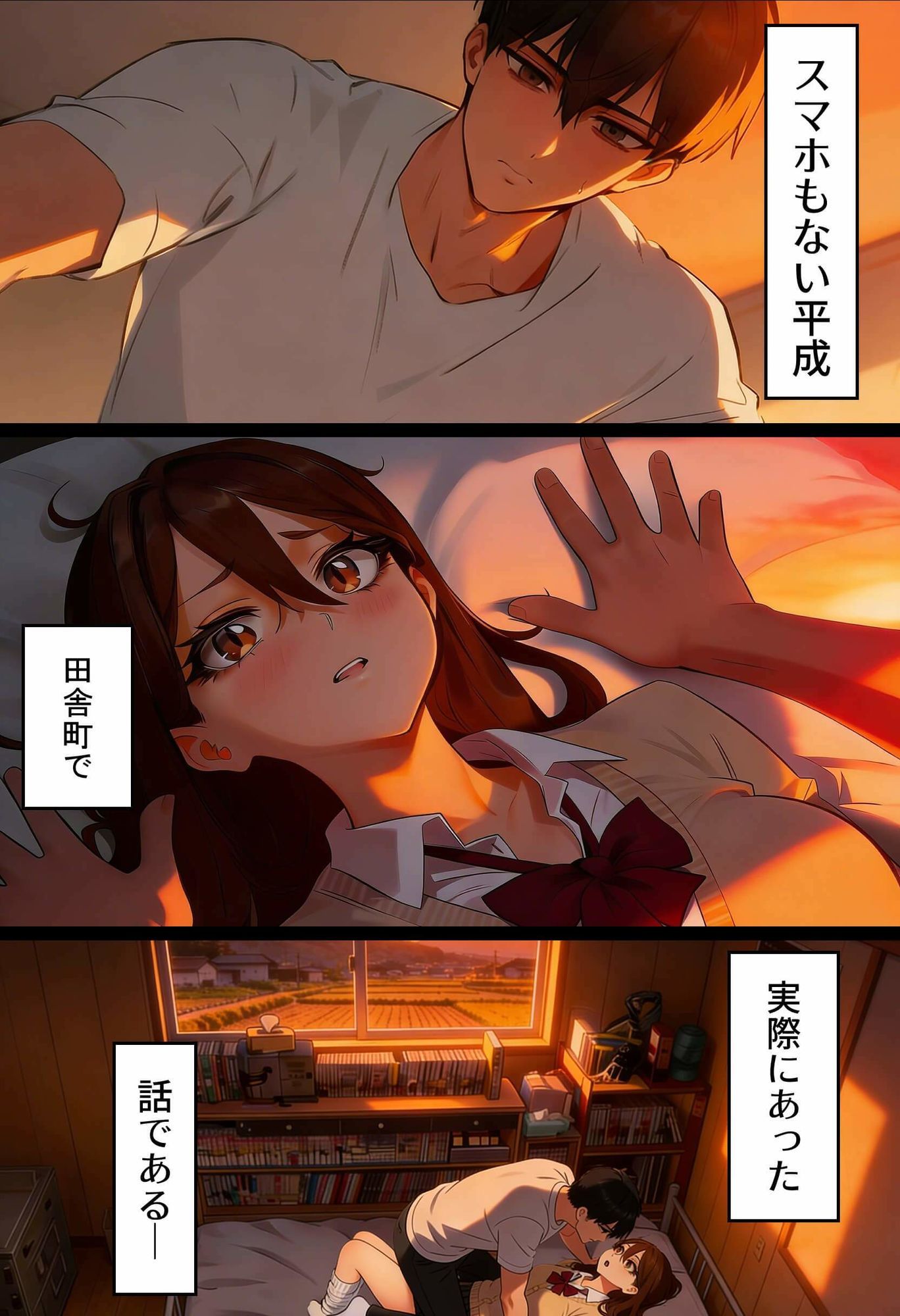 【実話】平成ギャル（18）がチャラ男に捨てられ、童貞幼馴染の価値に気づくまでwww サンプル1ページ目