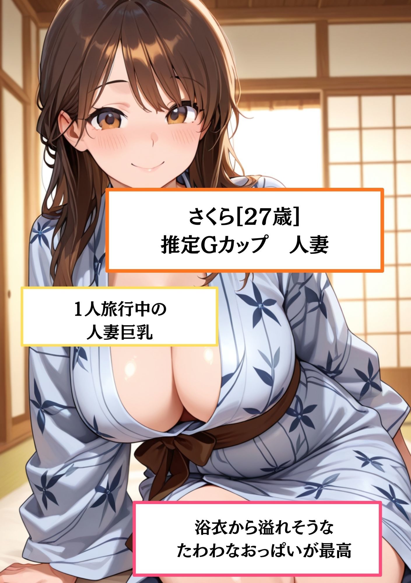 【黒人にレ●プされる人妻】日本人さくら《27歳》Gカップ 黒人のデカちんこで日本人巨乳人妻分からせ サンプル1ページ目