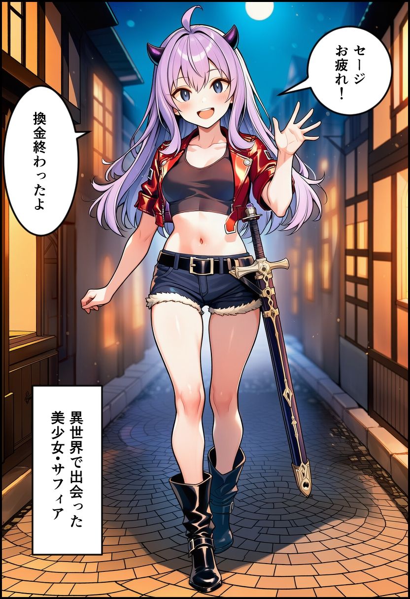 命懸けで戦った日の夜、 惚れたサキュバスを犯し、犯●れ、 全て出し切って……彼女の胸で眠りに落ちるまで。 サンプル1ページ目