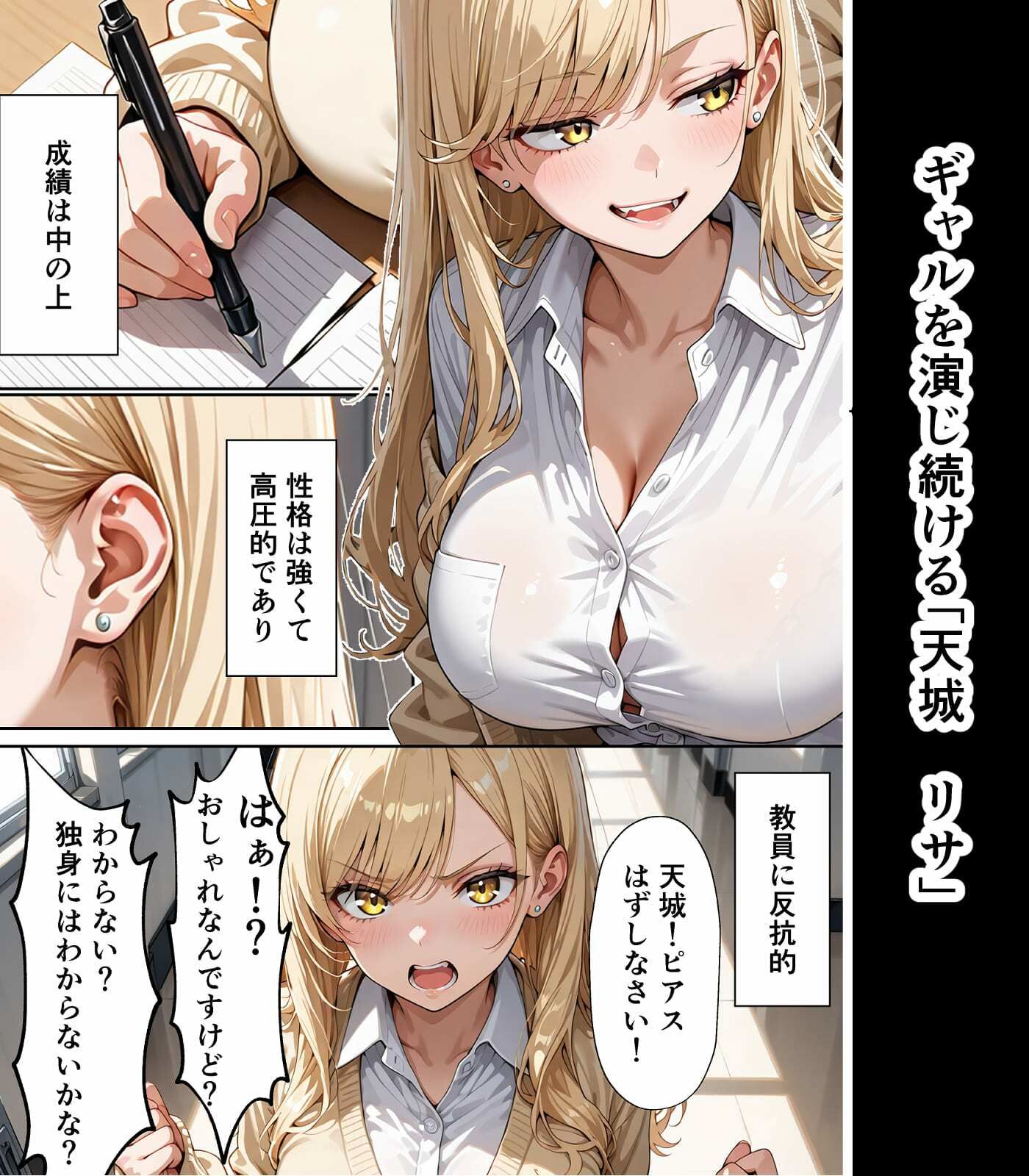 学園憑依II 強がりギャルと、静かな侵入者 サンプル1ページ目