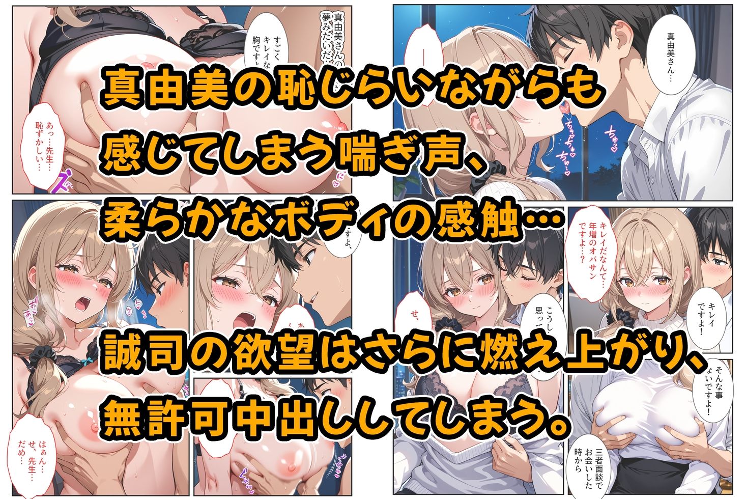 デリヘル呼んだら教え子のママが来たので孕ませました〜娘も一緒に種付けて腹ボテ家族に〜 サンプル5ページ目