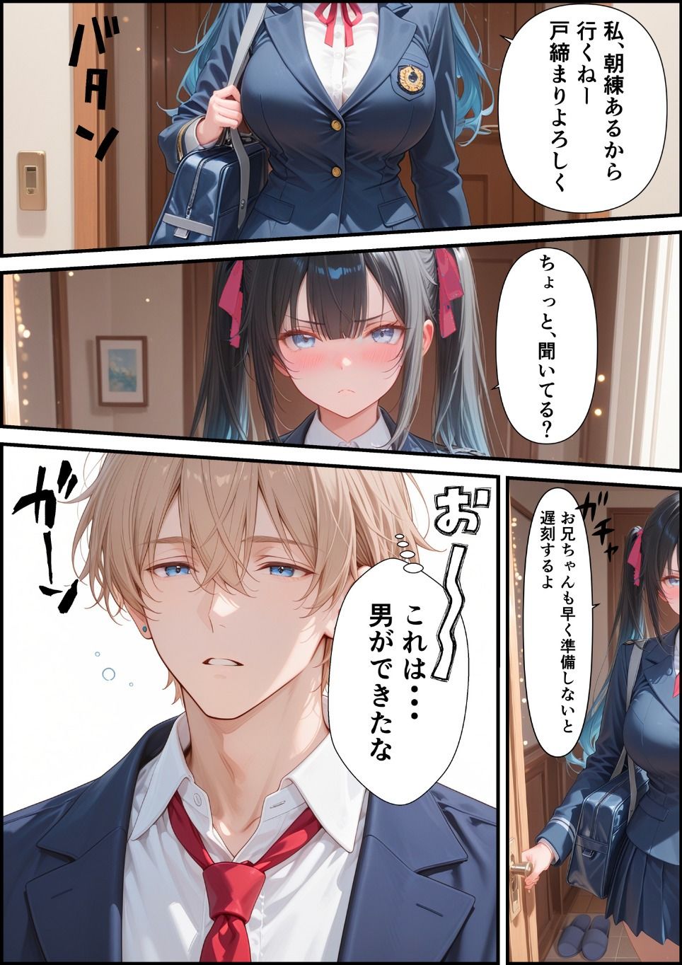 お兄ちゃんの嫉妬えっち サンプル2ページ目