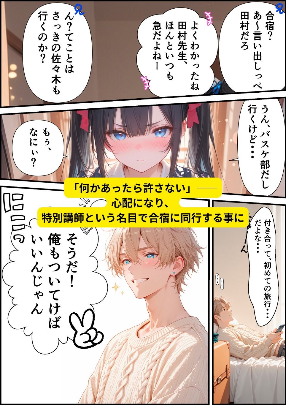 お兄ちゃんの嫉妬えっち サンプル4ページ目