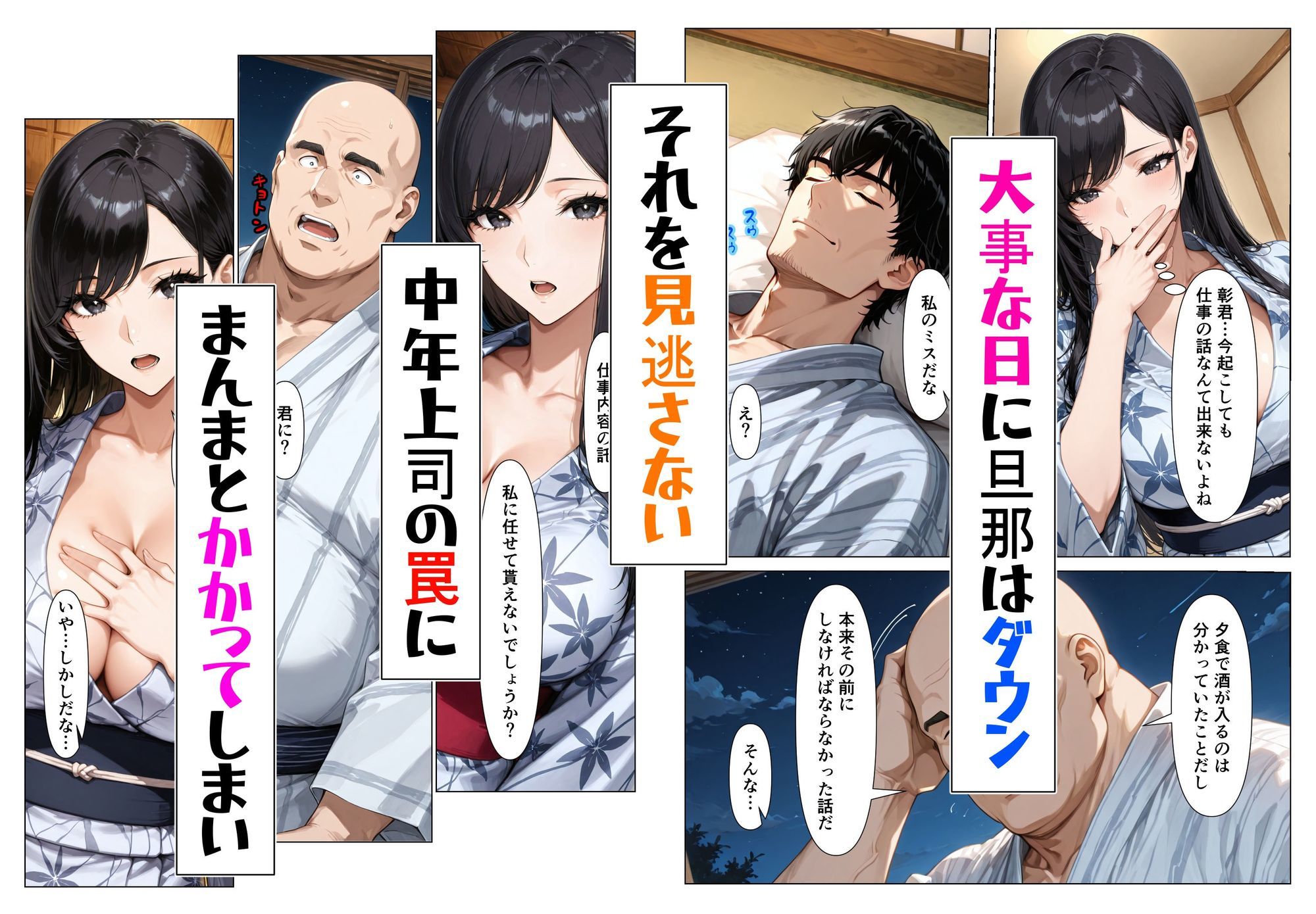 気の強い人妻が寝取られ孕まされ托卵ストーリー サンプル4ページ目