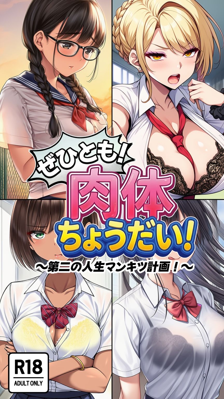ぜひとも！肉体ちょうだい〜第二の人生マンキツ計画！〜 サンプル4ページ目