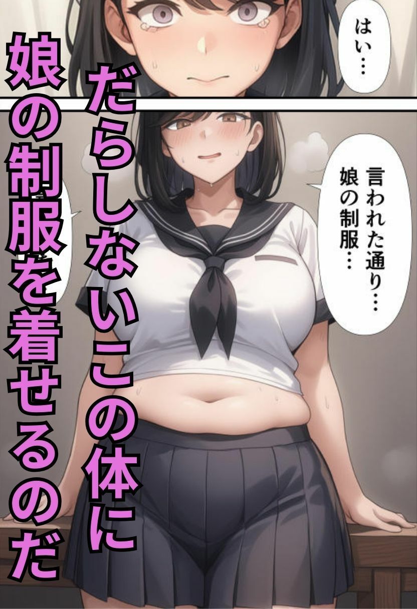 腹肉ぽっちゃり熟女を雑に抱く〜好きな子に振られたが、彼女のお母さんを代わりに抱いた話〜 サンプル2ページ目