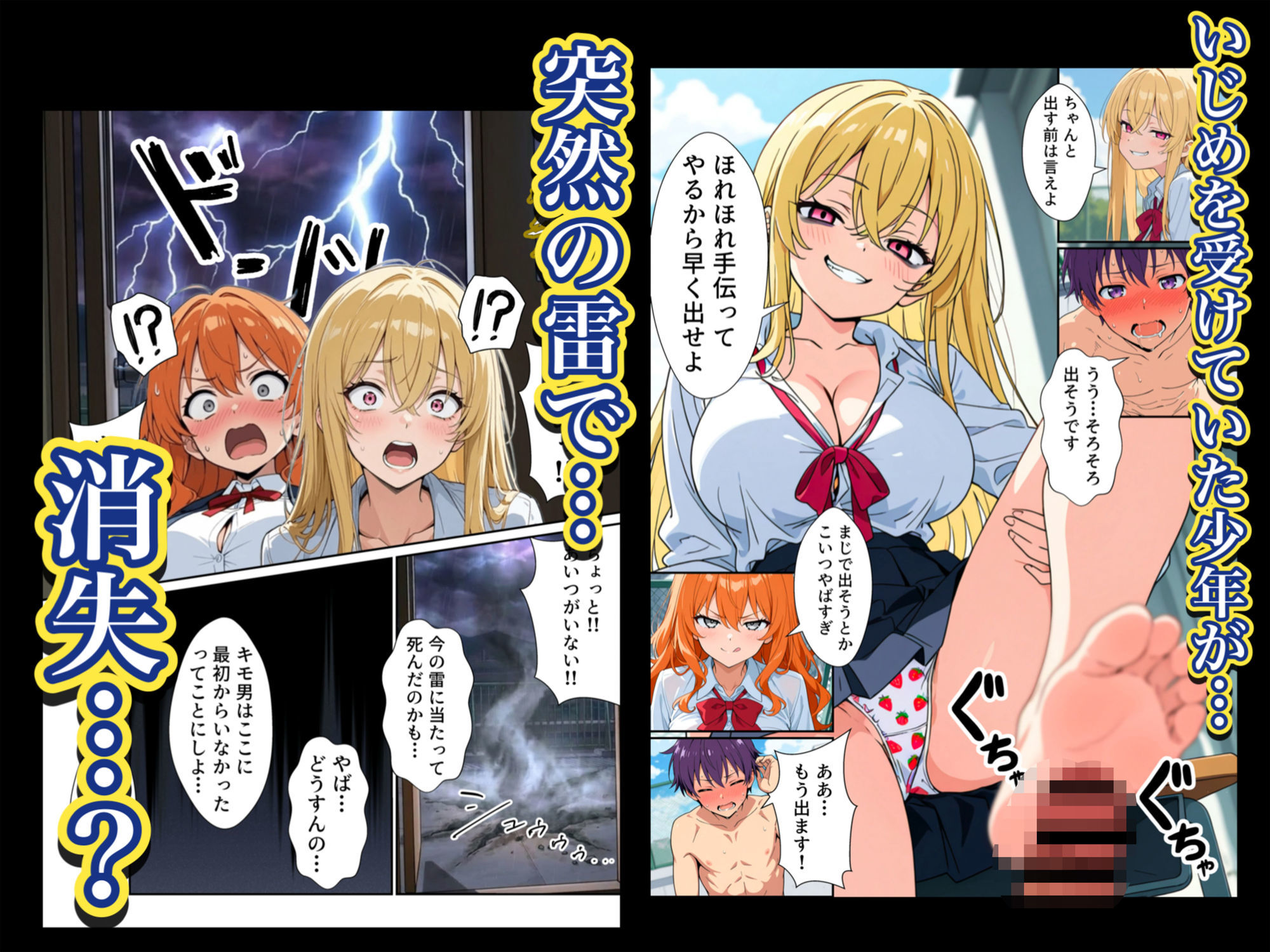 異世界召喚された最弱の雷魔法使い、体術で無双しまくり国へ復讐し、女全員を性奴●にした話 サンプル1ページ目