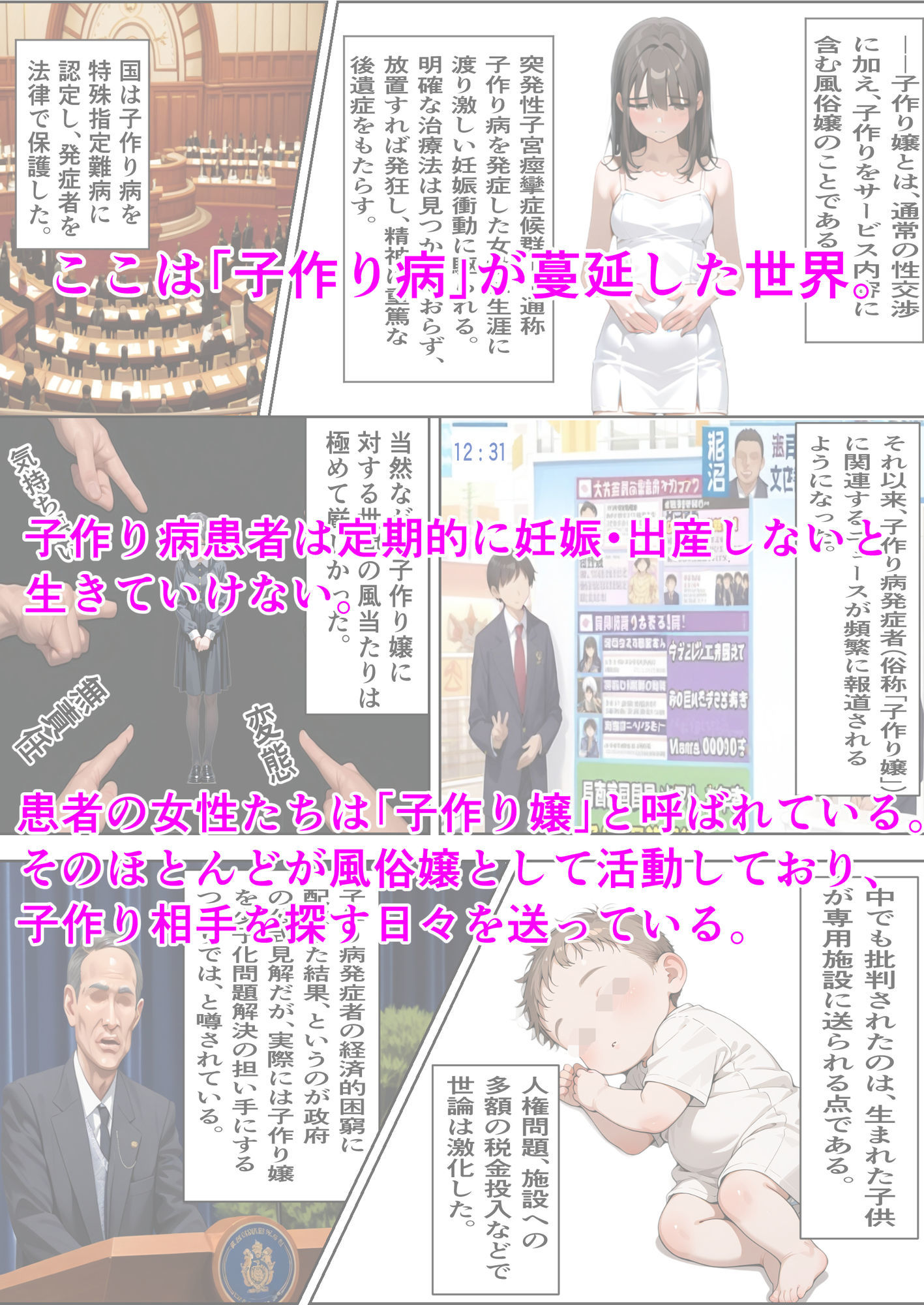 子作り嬢  西住しほ サンプル1ページ目