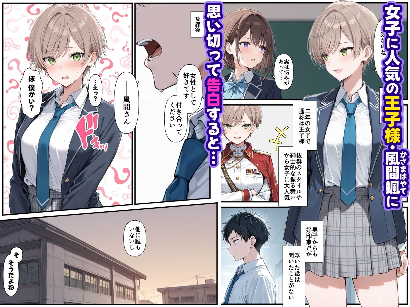 王子様の雌を俺だけが知っている サンプル1ページ目