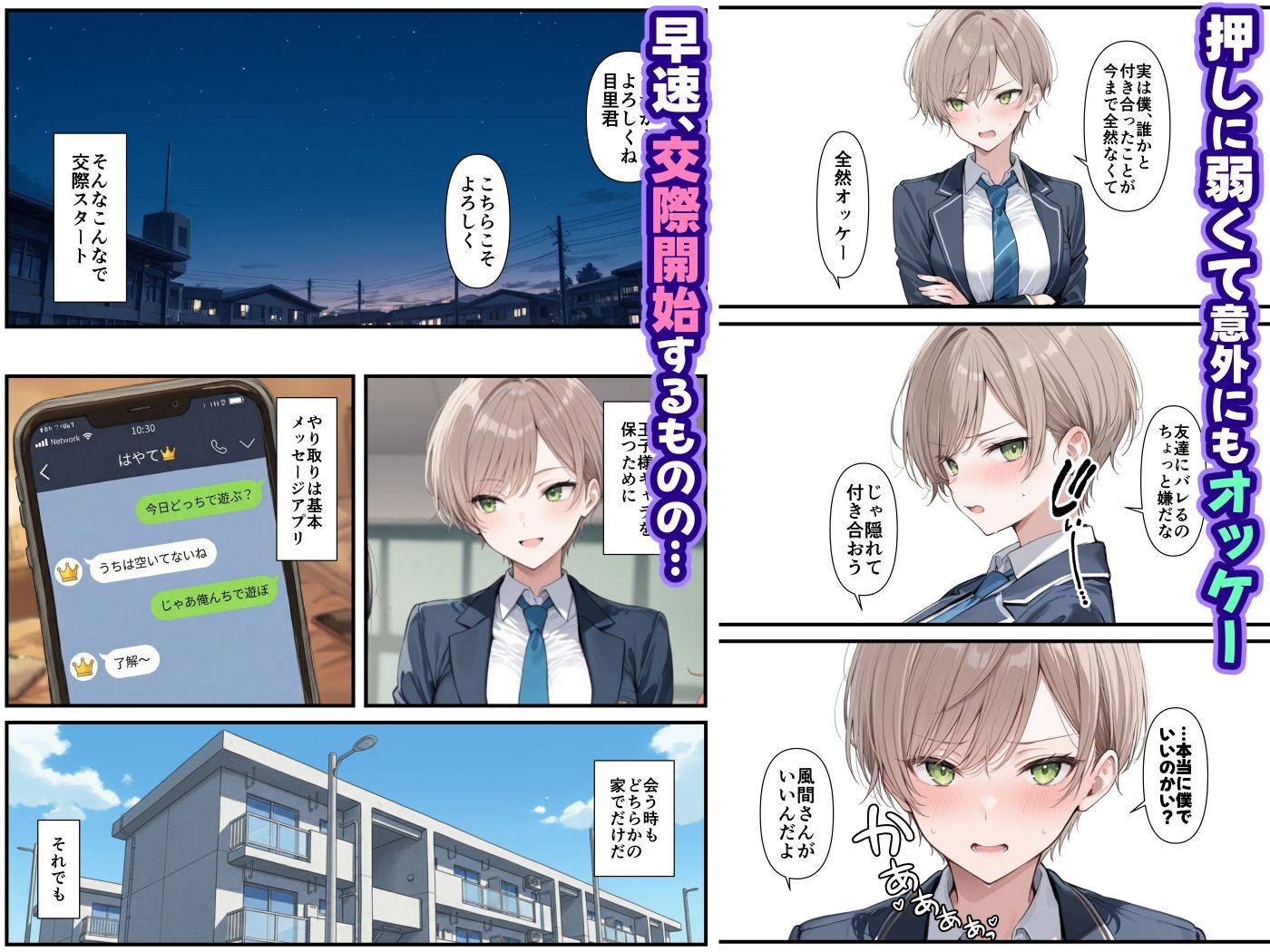 王子様の雌を俺だけが知っている サンプル2ページ目
