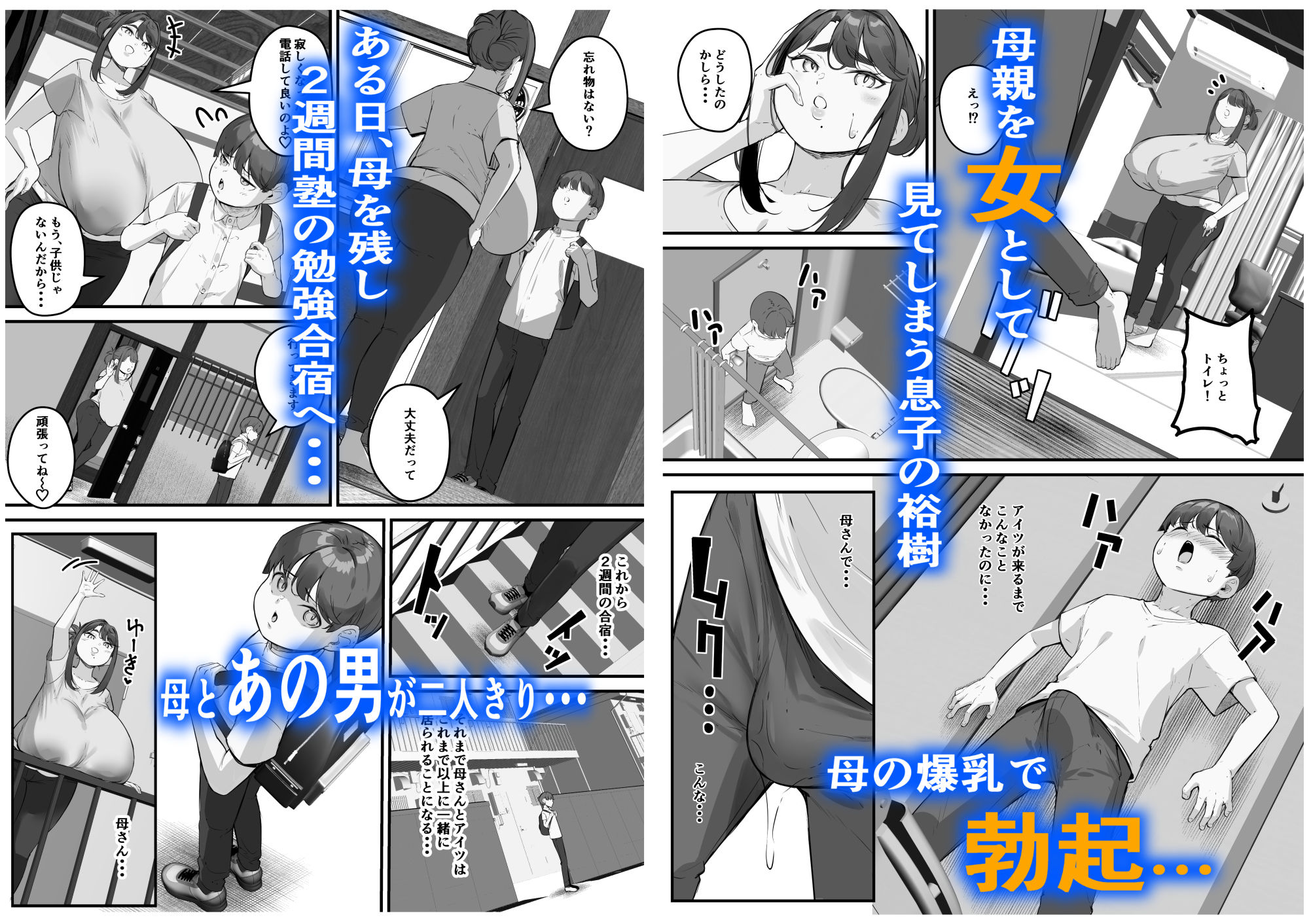 垂れ長乳母さんはチャラ男に寝取られる2 サンプル2ページ目