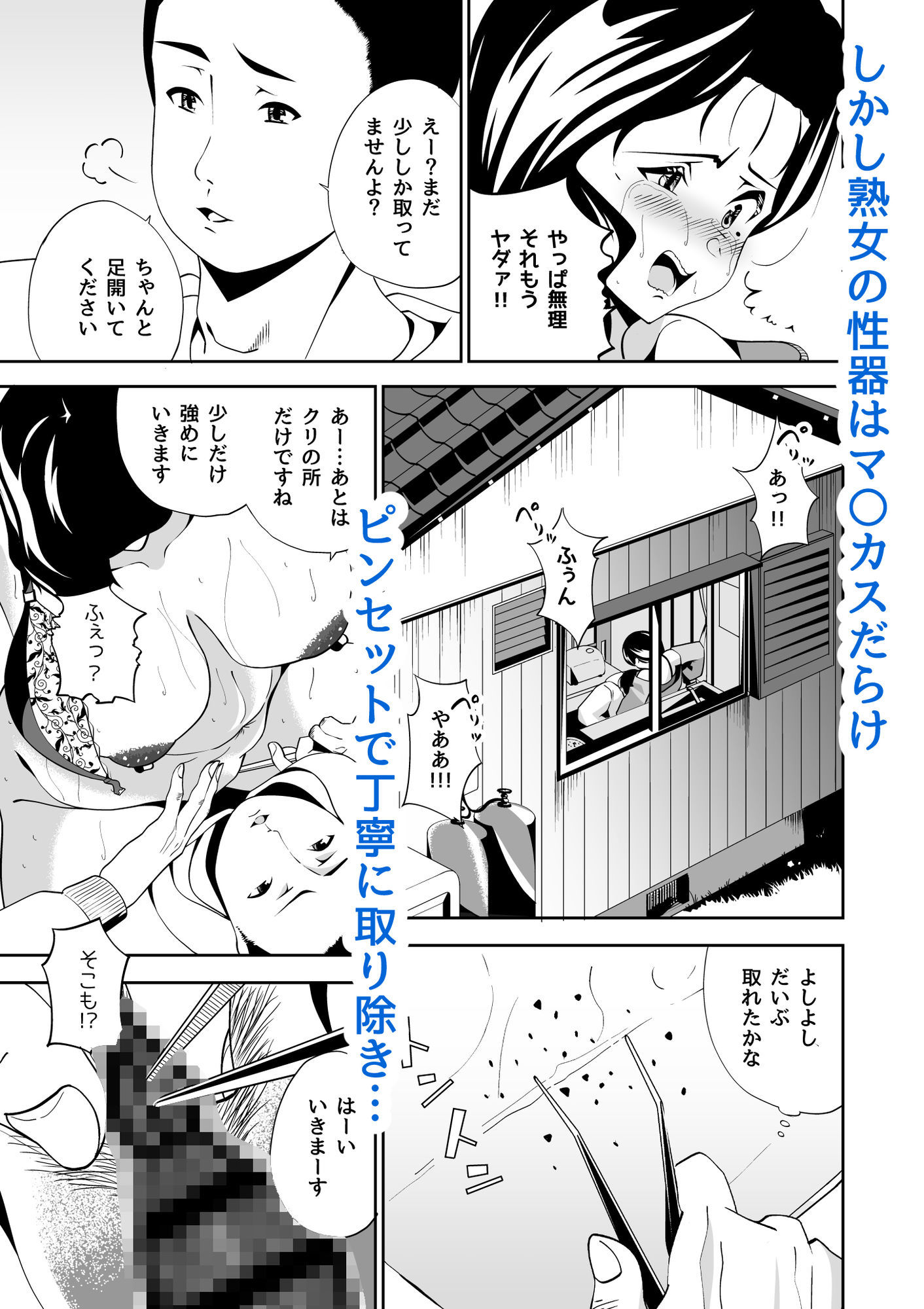 倦怠期でヤらせてくれない彼女に内緒で、仲の良かった熟女大家さん（53）に濃厚ガチセックスさせてもらう話 サンプル4ページ目