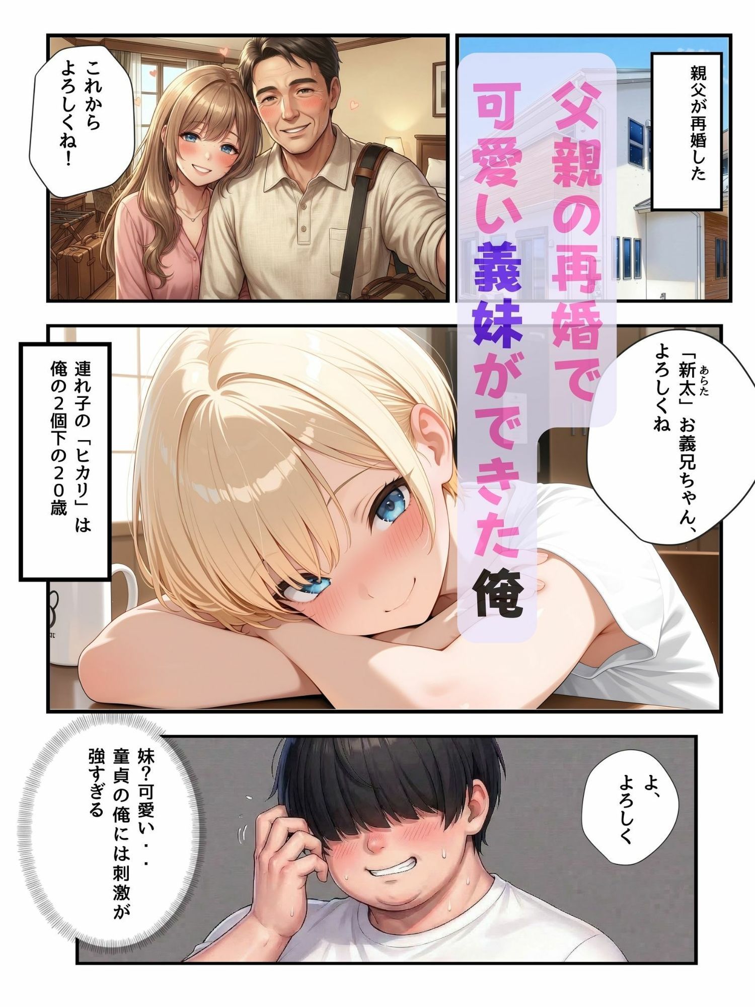 義妹のパンツでオナってたらエロい目にあった話  VOL.1 サンプル1ページ目