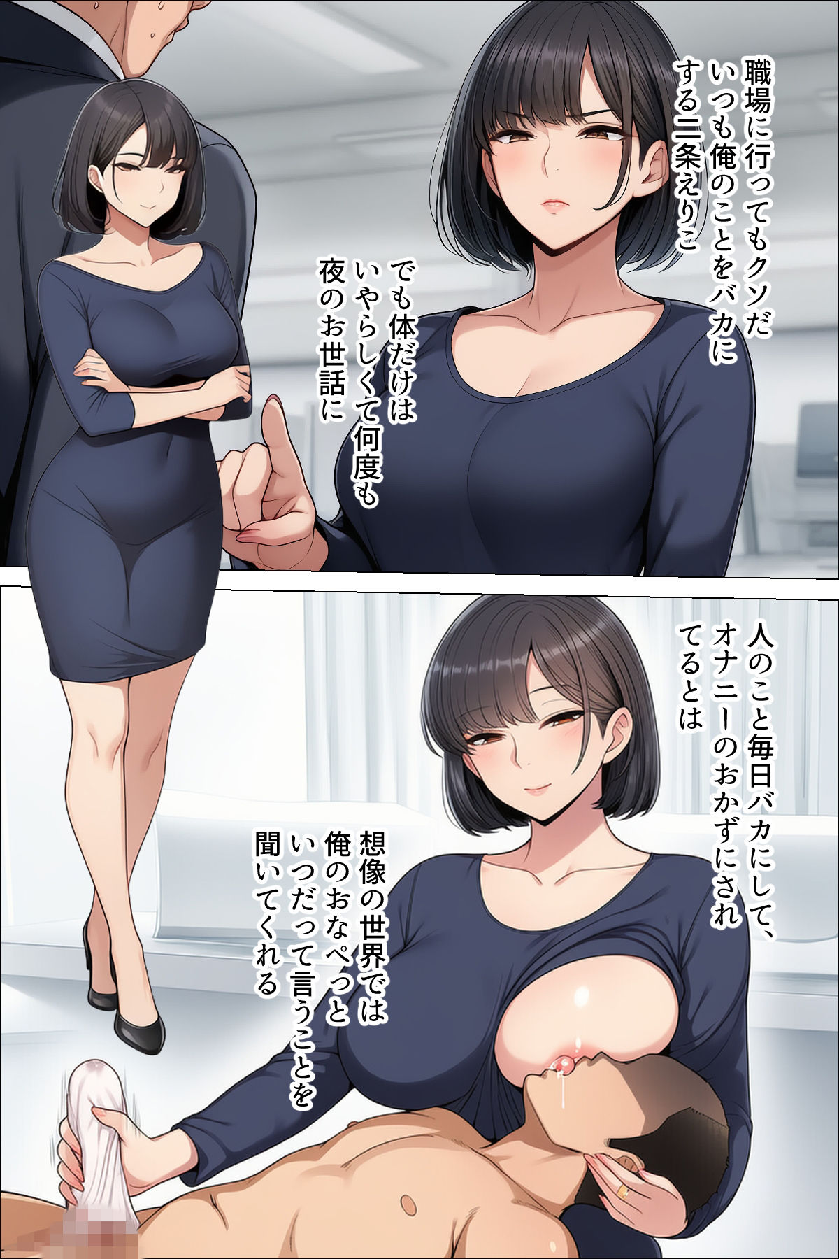 【漫画】やめられない男 サンプル5ページ目