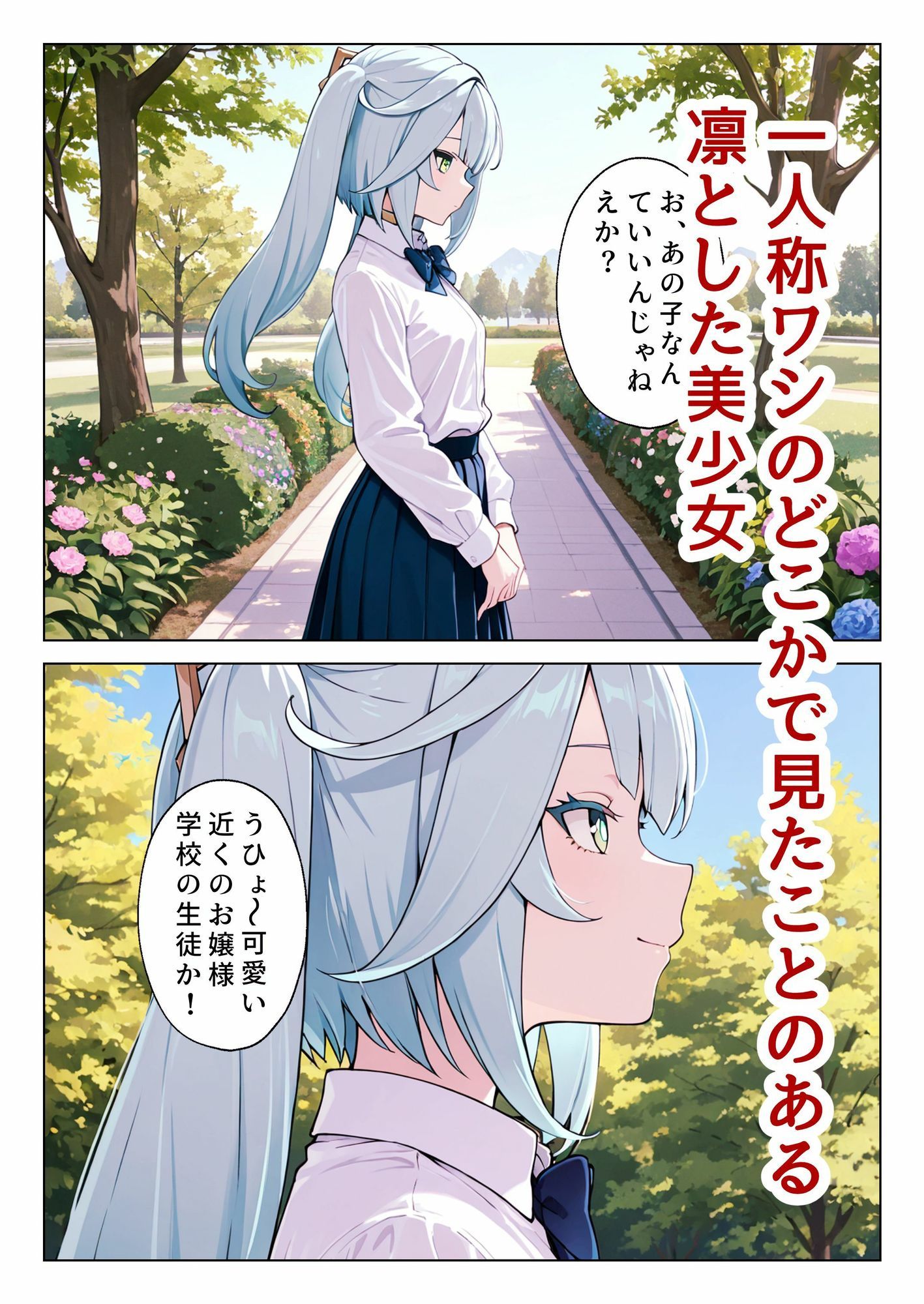 どこかで見た一人称ワシの美少女を催●の異能で犯し尽くす サンプル3ページ目