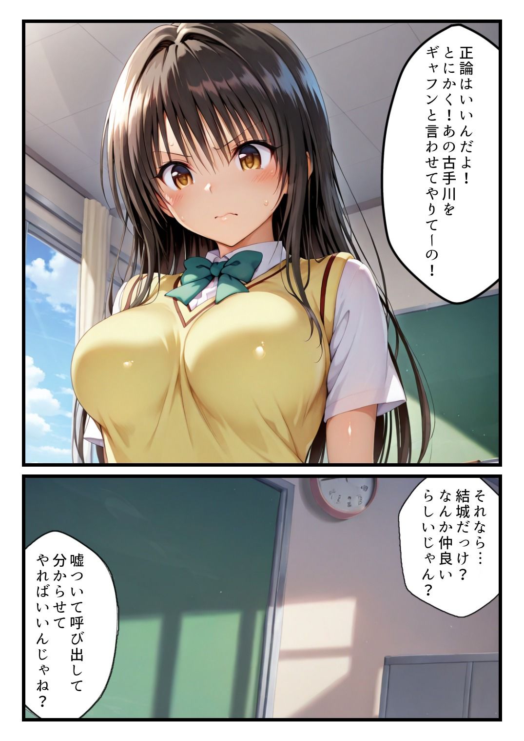 逆恨みで犯●れる風紀委員だったが・・・ サンプル2ページ目