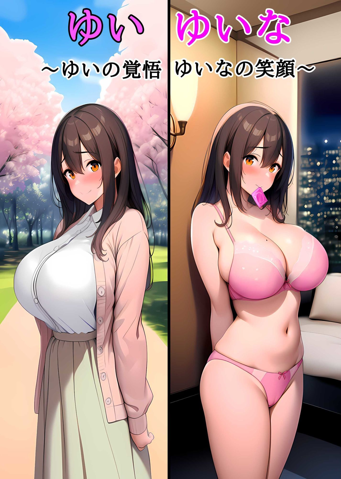 ゆいゆいな  〜ゆいの覚悟  ゆいなの笑顔〜 サンプル1ページ目
