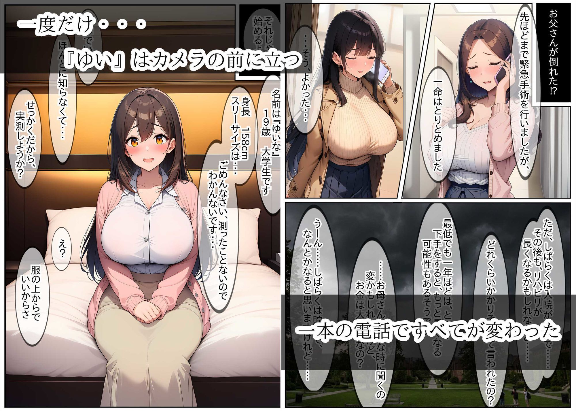 ゆいゆいな  〜ゆいの覚悟  ゆいなの笑顔〜 サンプル2ページ目