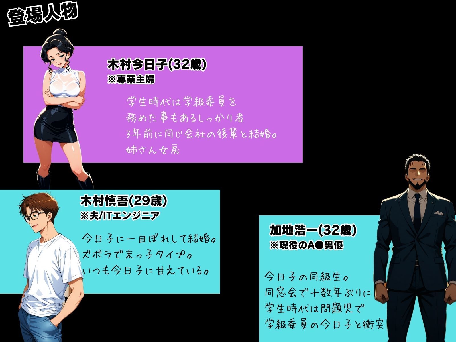 【1話無料】ねとられ同窓会（前編）〜現役A●男優の標的は熟れた人妻の肉体〜 サンプル2ページ目