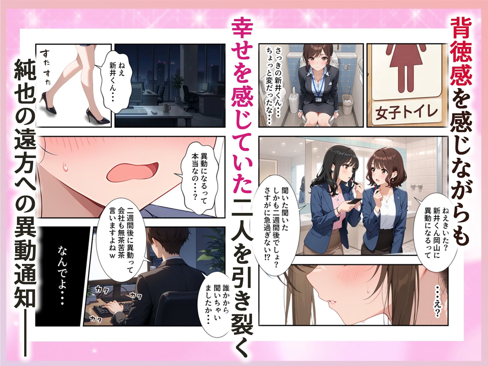 人妻先輩OLにガチ恋した話 サンプル6ページ目