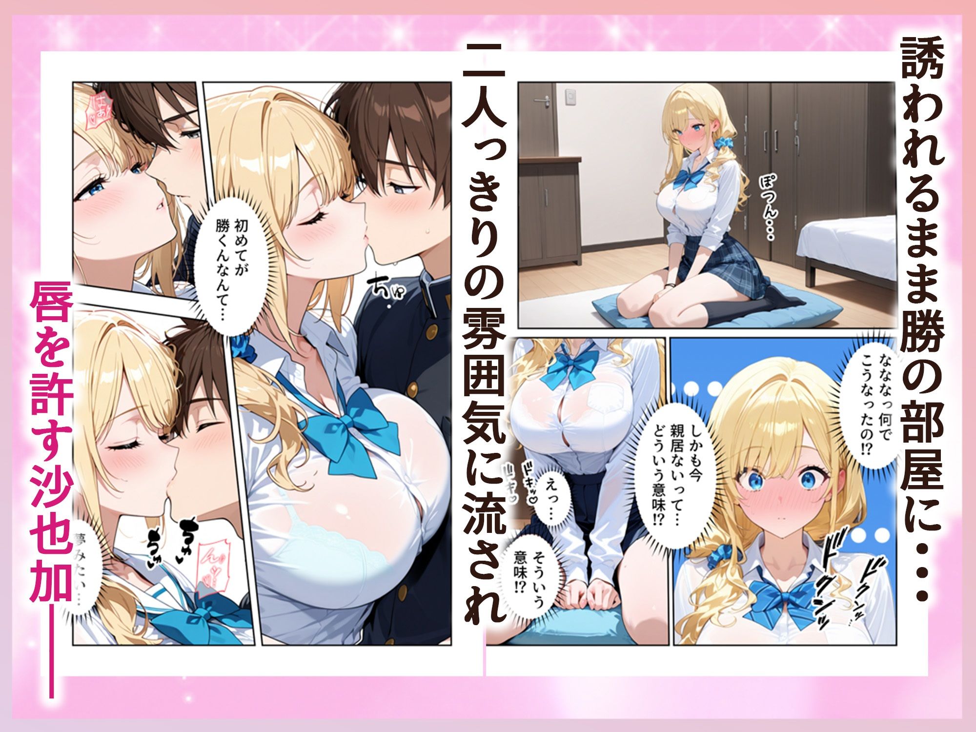 沙也加ちゃんはギャルになりたい サンプル3ページ目