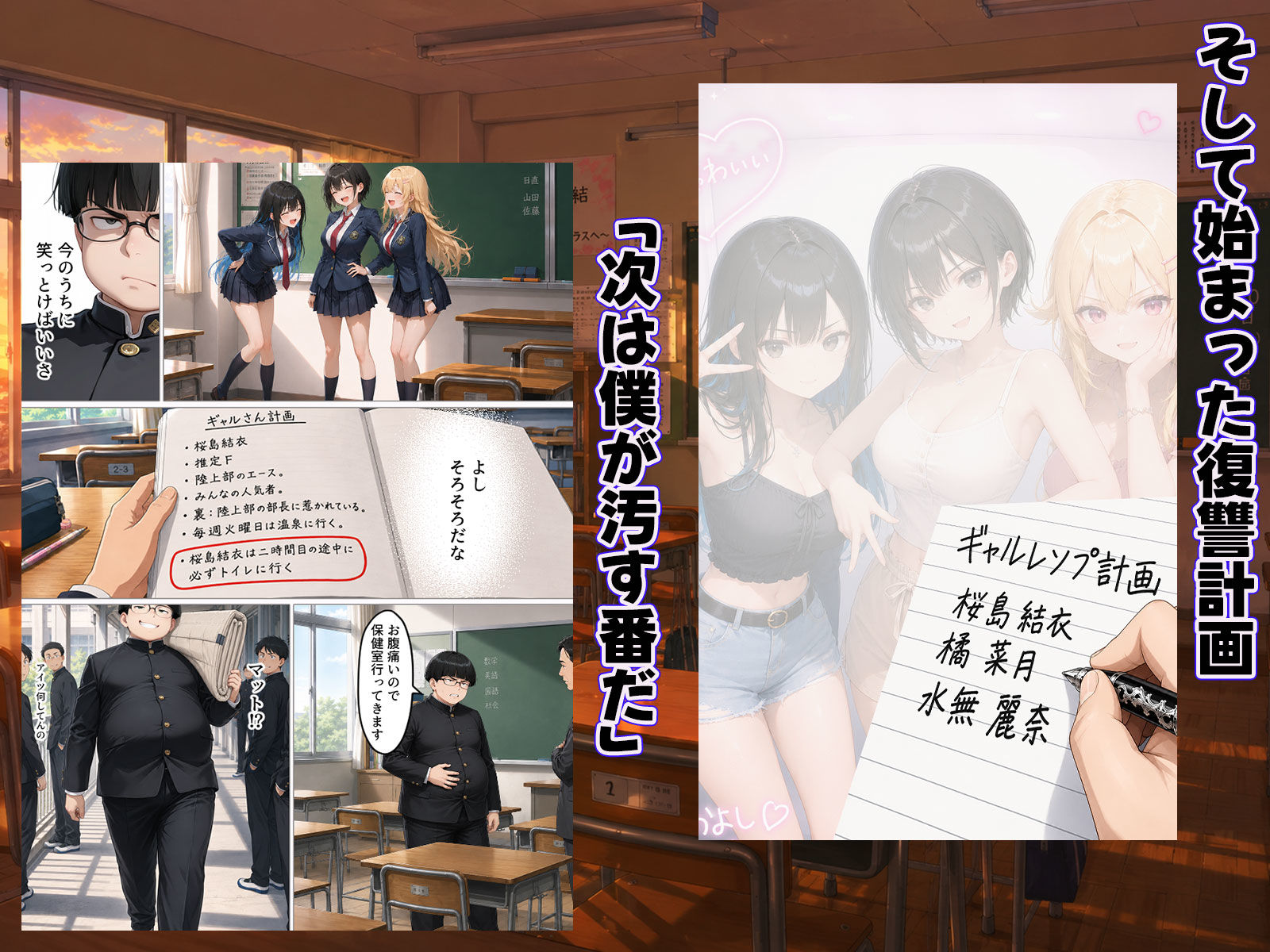 僕をいじめたギャルさん達に復讐する話ーリベンジ結衣編ー サンプル5ページ目
