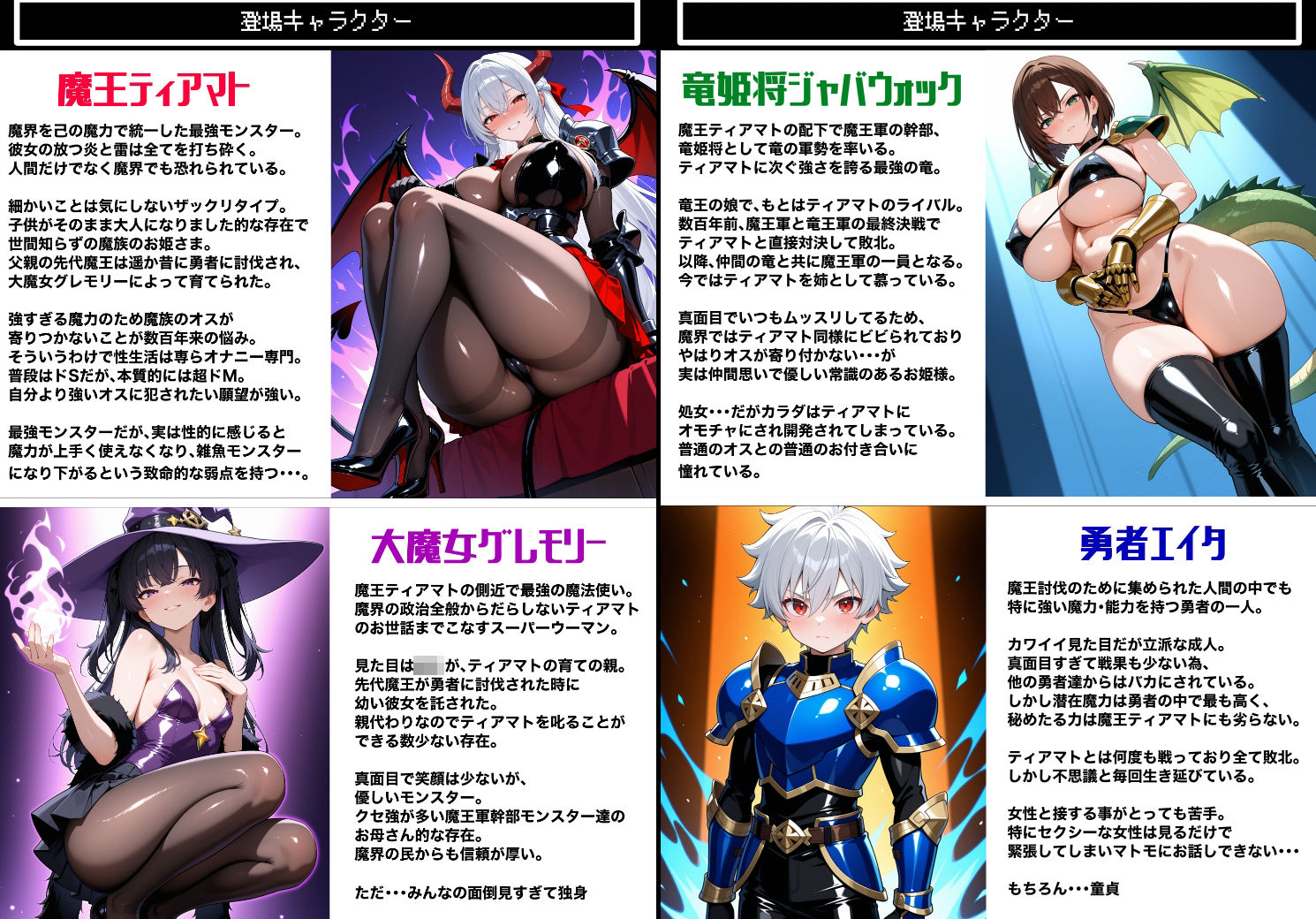 魔王がムチムチエロボディだったので仲間モンスターに堕ちるまで中出しピストンで種付けしまくった話 -Vol.3- サンプル1ページ目