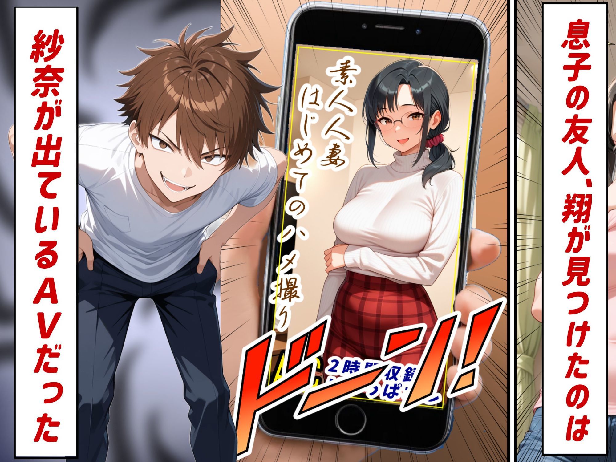 妻が息子の友達とやっちまった件 サンプル2ページ目