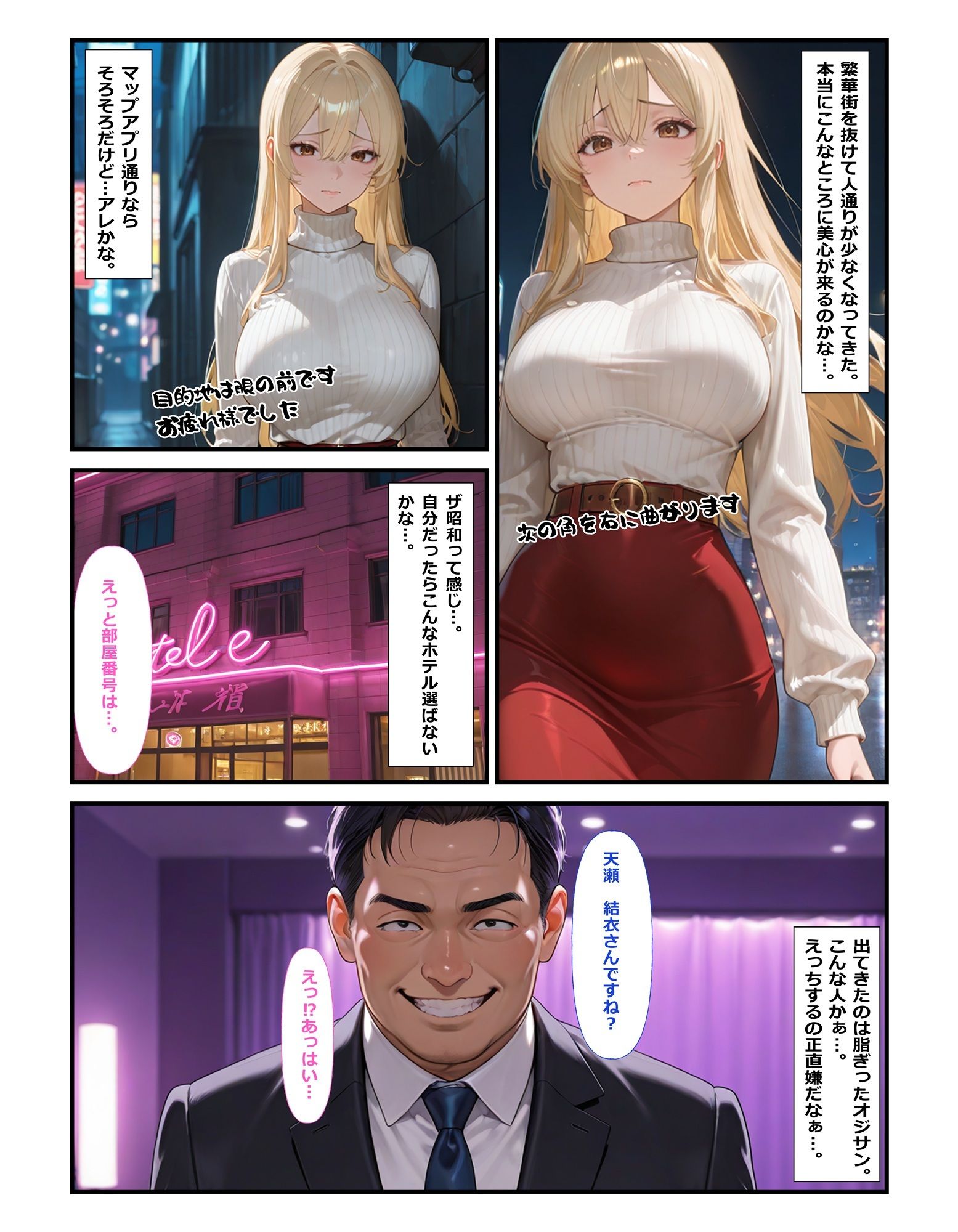 レズ彼女を寝取らせ！狂気の子作り孕ませ計画 サンプル3ページ目