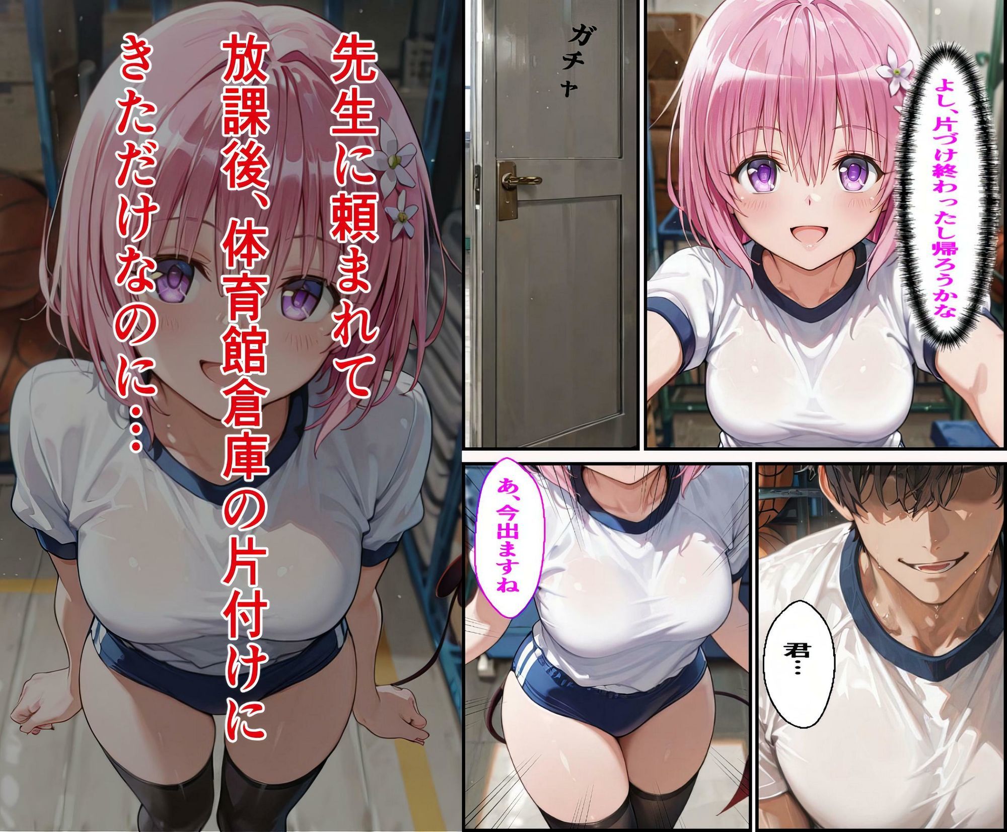 放課後のモ〇・ベリア・デビルークの悲劇 サンプル1ページ目