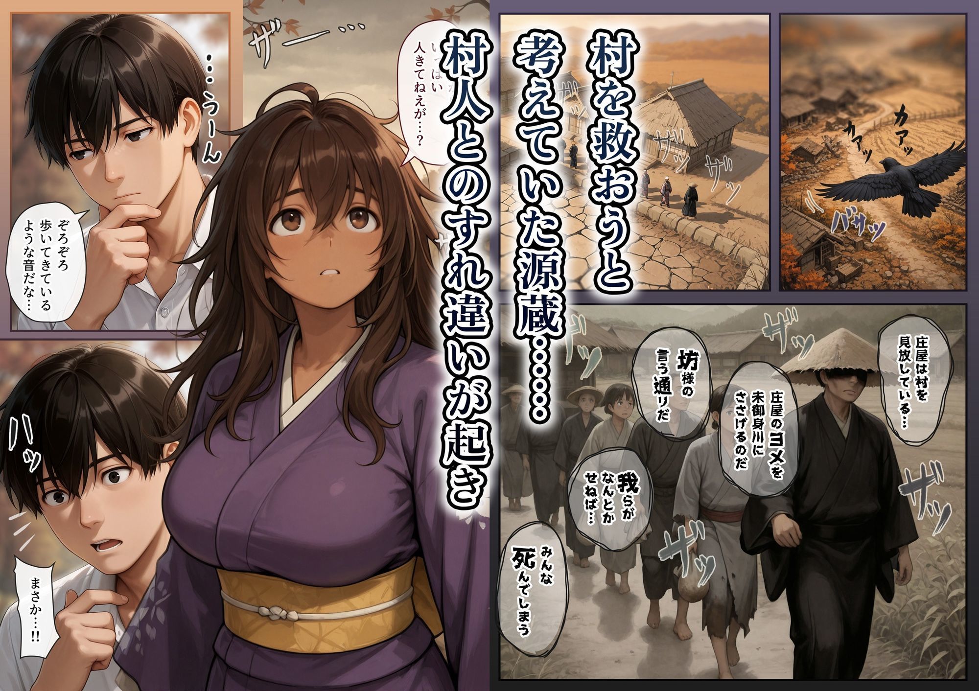 因習村の生贄――褐色の乳母  母乳を噴き出し  絶頂ス――「ムカサリ流し〜総集編〜」 サンプル6ページ目