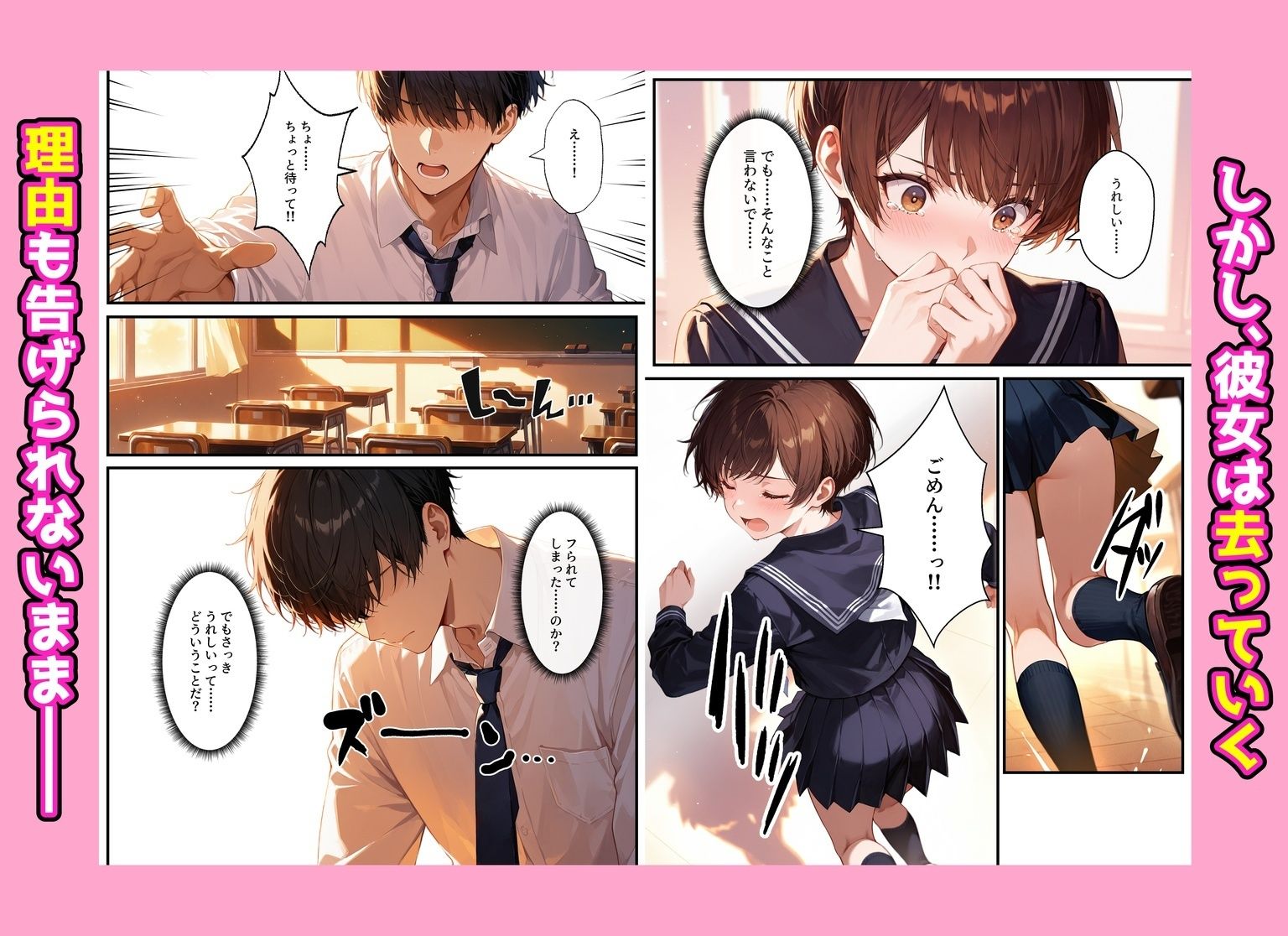 デリヘル呼んだらフられた子と再会して、あまあまなエッチした話 サンプル2ページ目