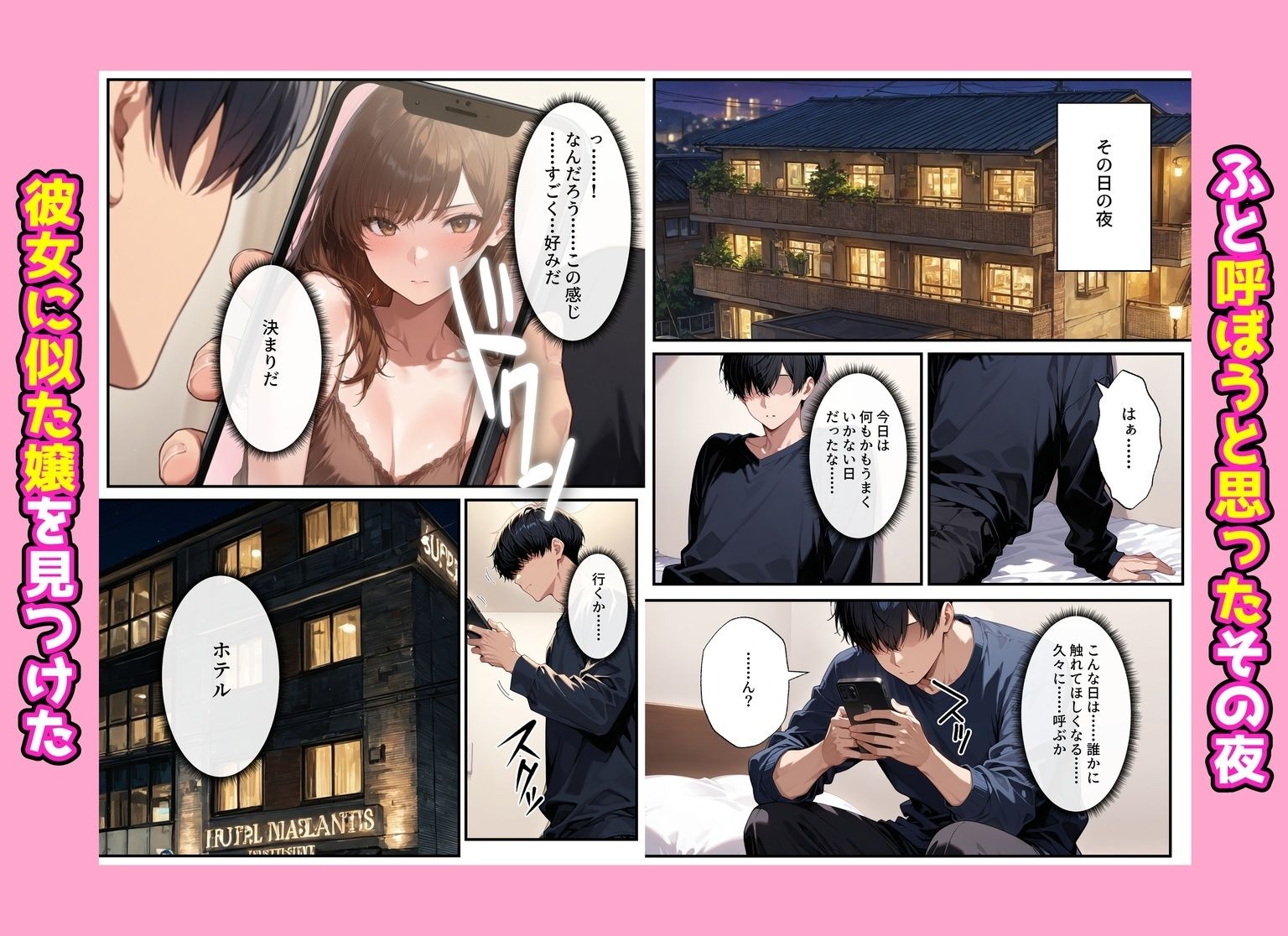 デリヘル呼んだらフられた子と再会して、あまあまなエッチした話 サンプル4ページ目
