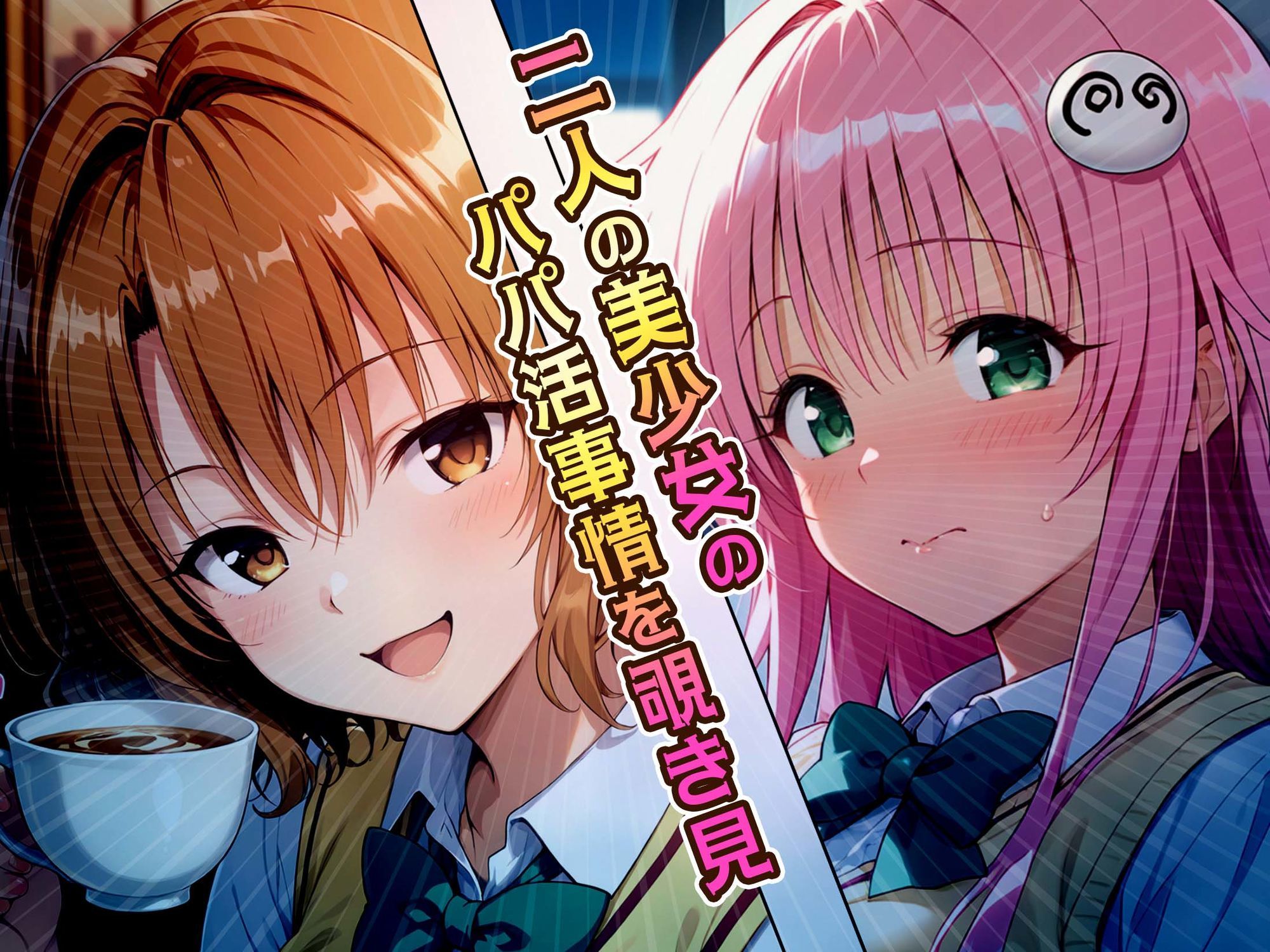 放課後、彼女たちはパパと会う〜ララと里紗の秘密のパパ活〜 サンプル1ページ目