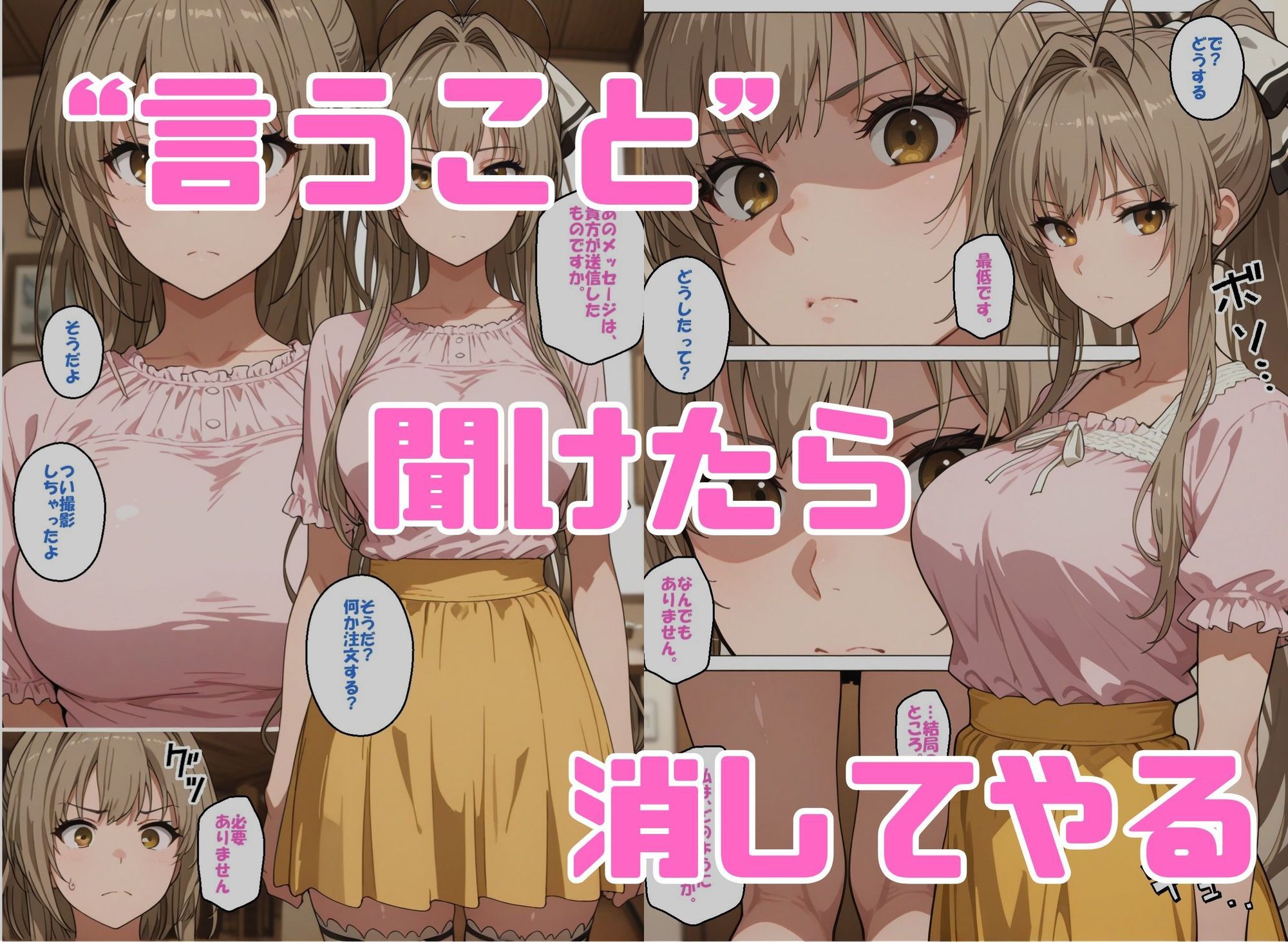 寝取られ女子 弱みをネタに支配された 千〇いすず サンプル2ページ目